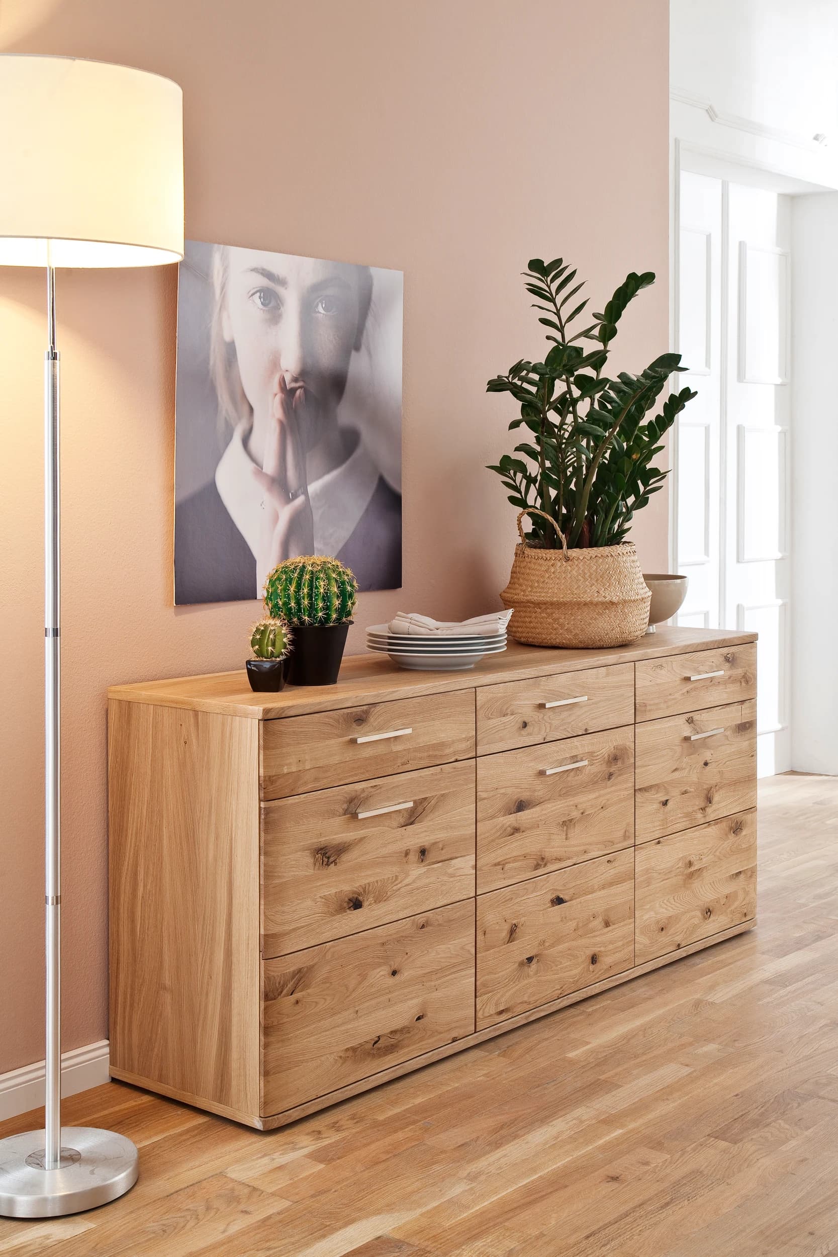 Sideboard - Eiche teilmassiv
