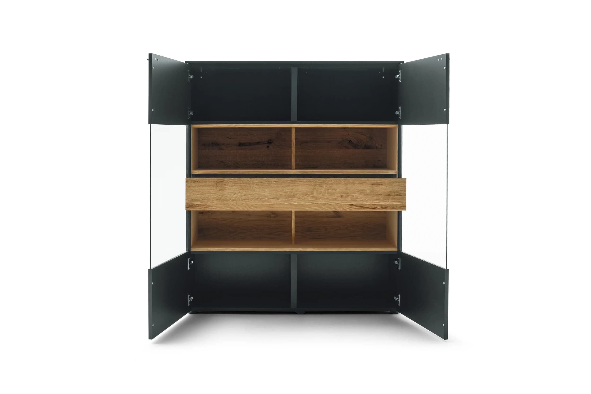 Highboard - Lack matt Anthrazit