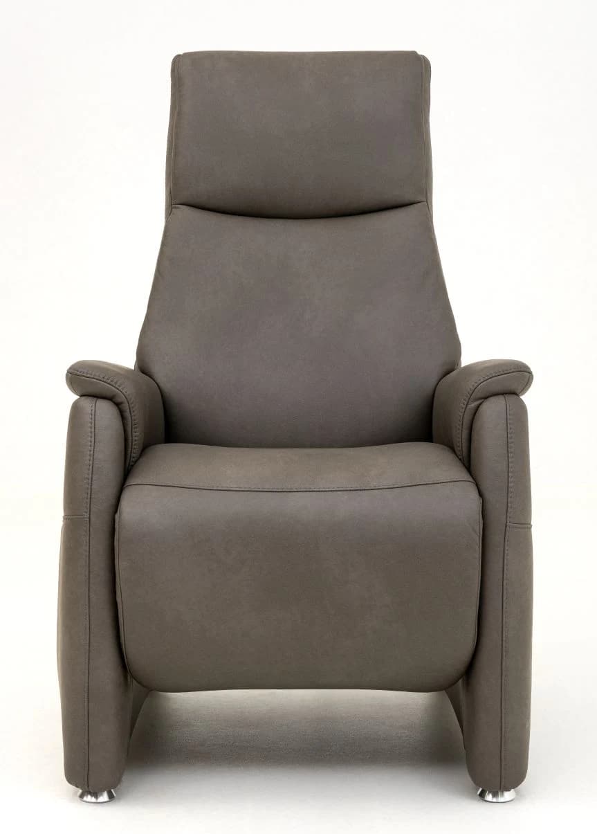 Sessel - Größe. M, Relaxfunktion, Leder, Elephant