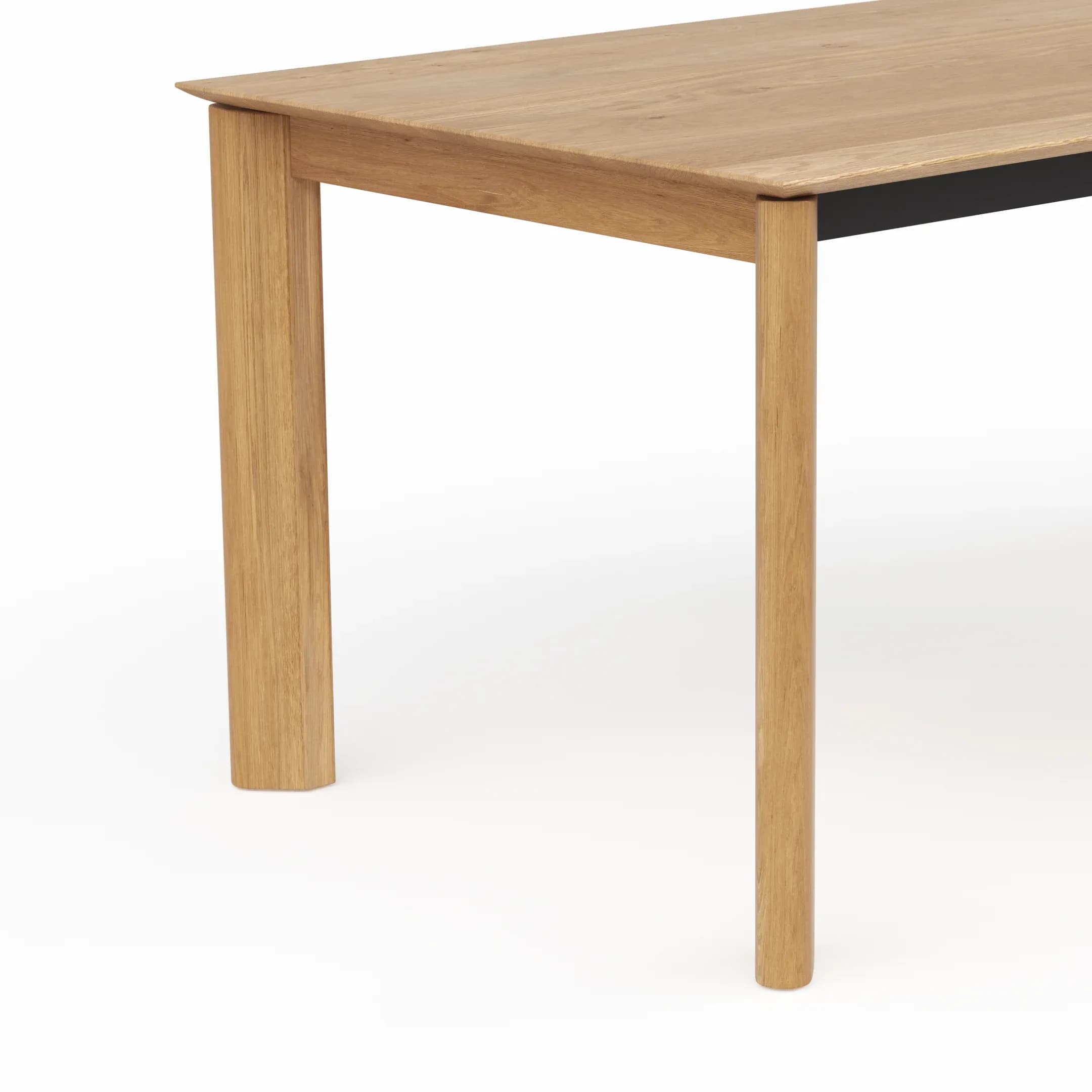 Esstisch Hillsboro - ausziehbar, LB ca. 180x95 cm, Wildeiche massiv