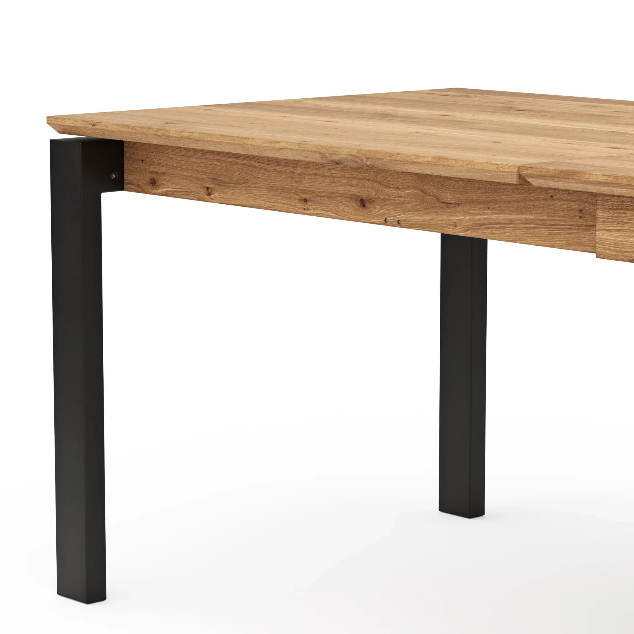 Esstisch Farmingdale - ausziehbar, LB ca. 180x90 cm, Eiche massiv, natur geölt