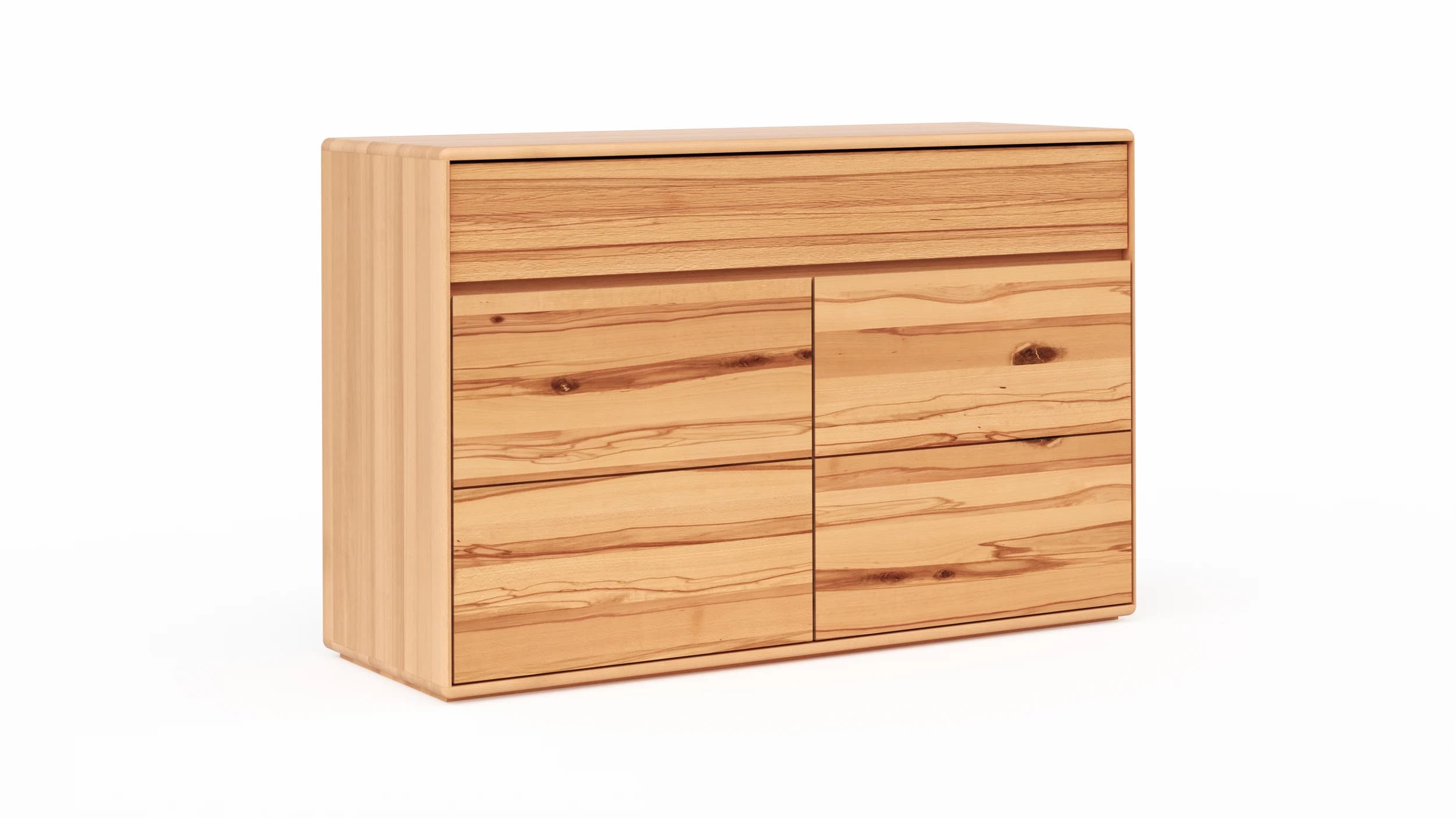 Sideboard Hillsboro - Buche/Kernbuche natur, geölt