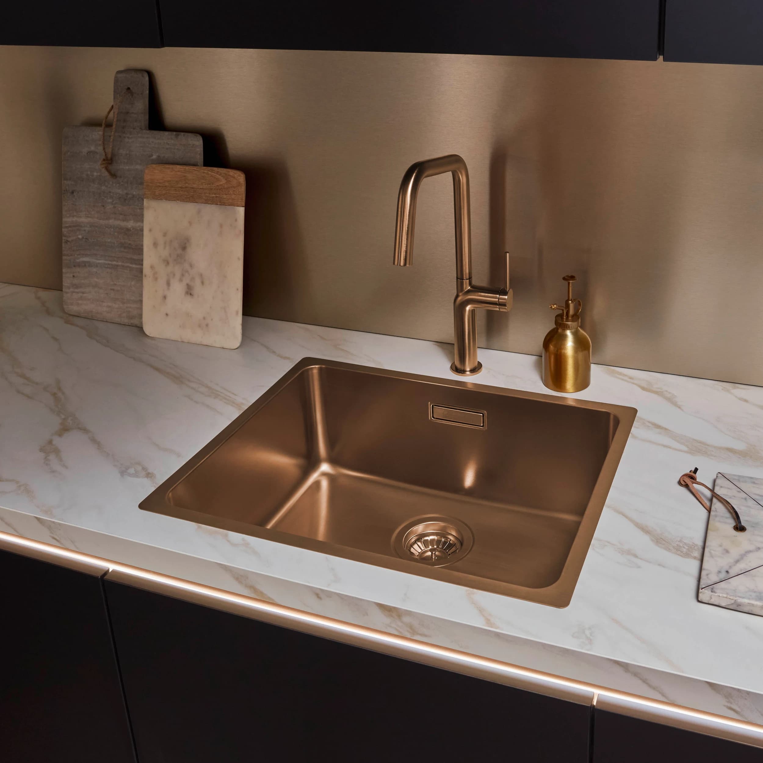 Inselküche EM Riva 2 325,Beton Terragrau