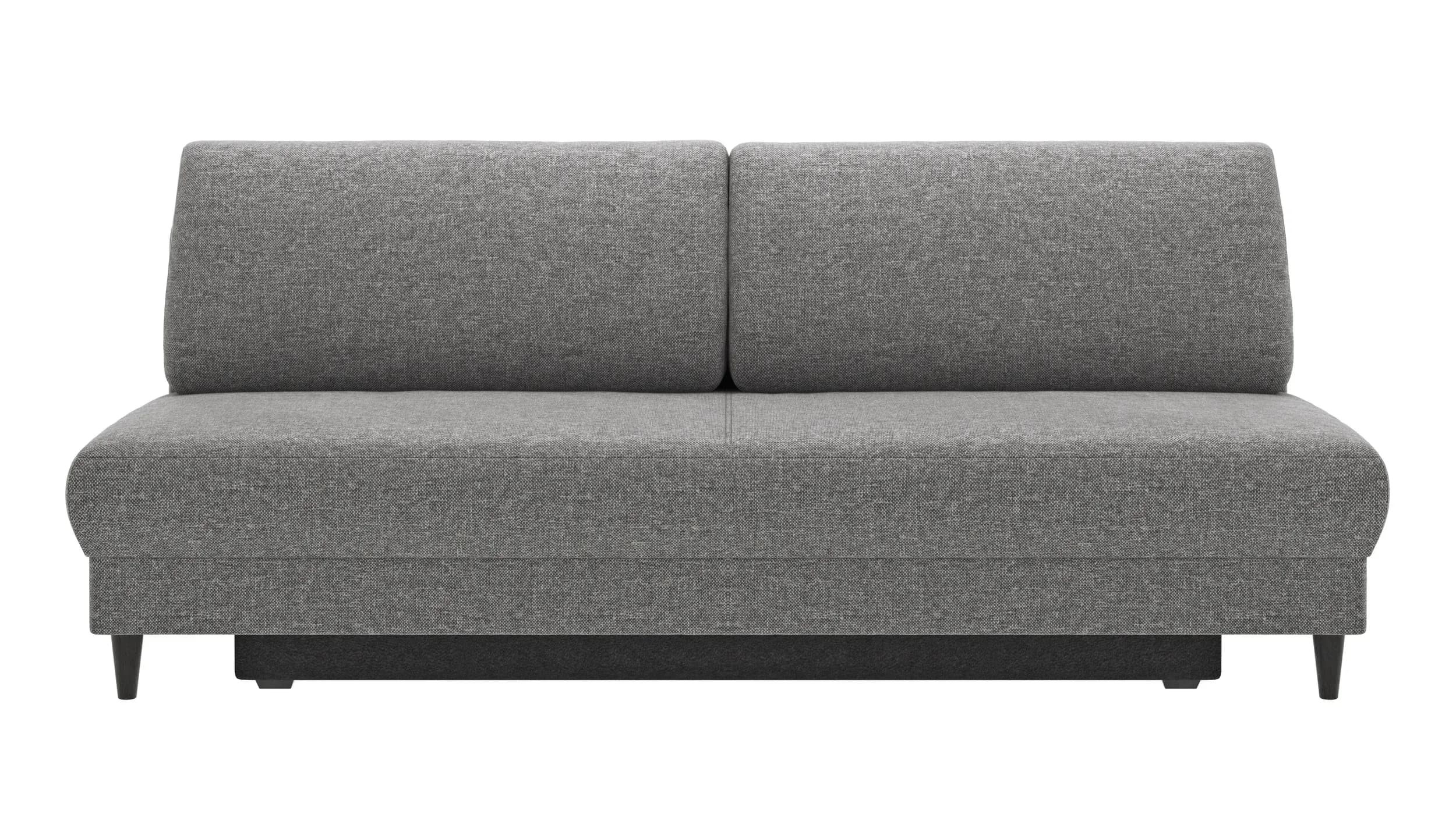 Schlafsofa Salema - 3-Sitzer mit Schlaffunktion (Liegefläche ca. 140x200 cm), Stoff, Graphit