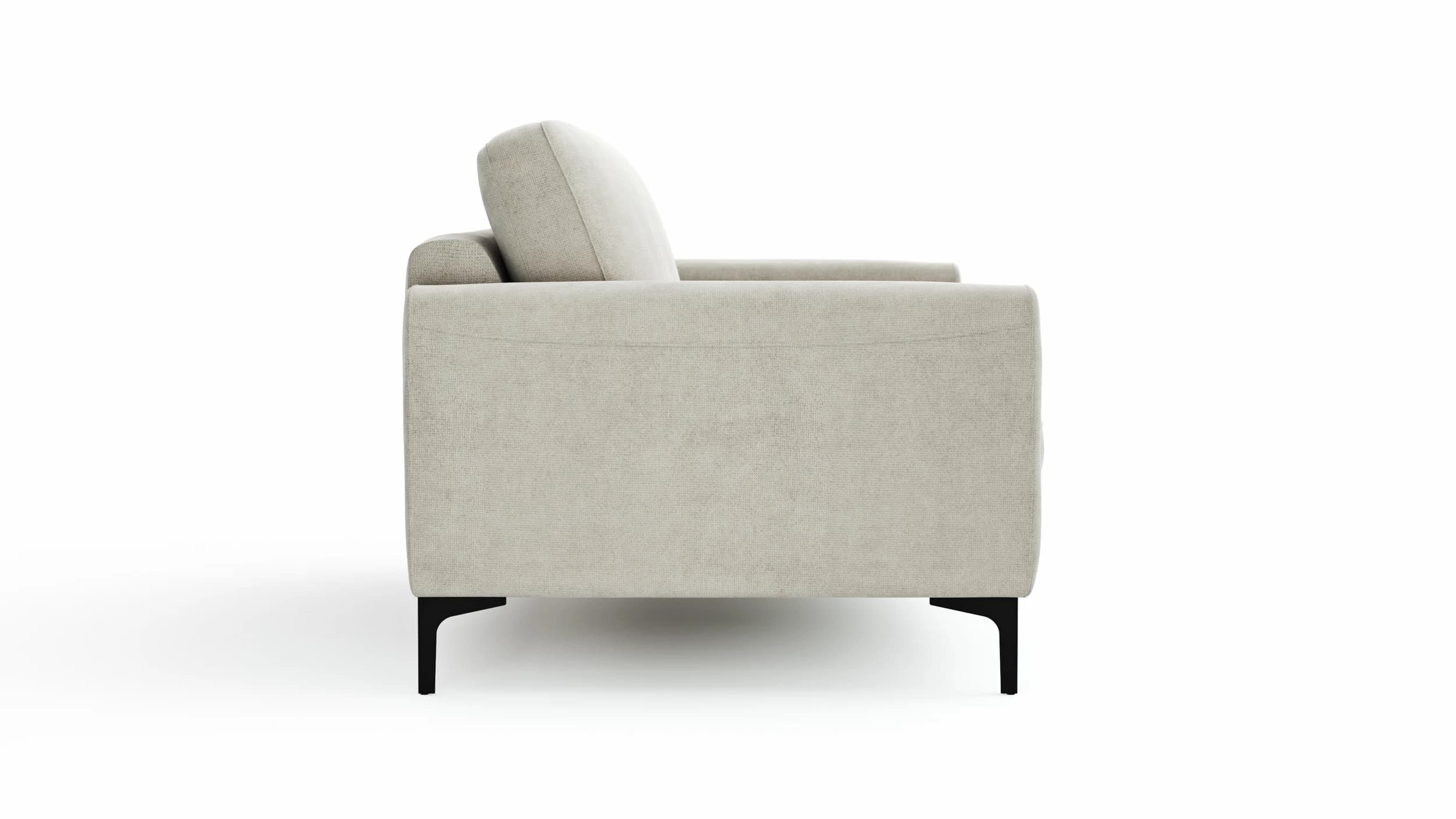 Sofa Oviedo - 2-Sitzer, Stoff, Natur