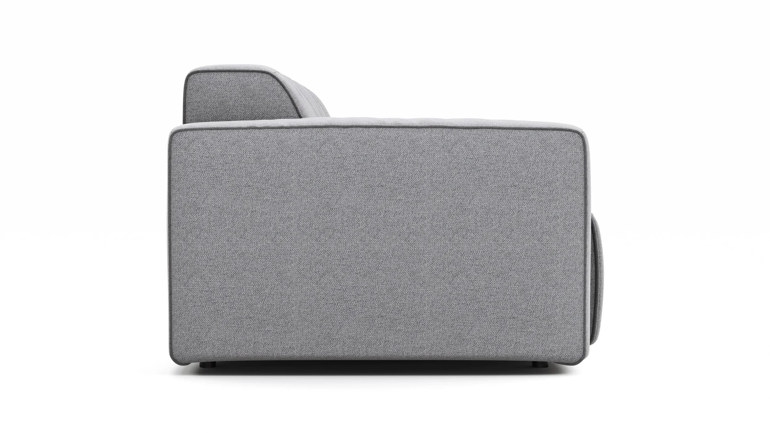 Sofa Elementos - 3-Sitzer, Stoff, Grau