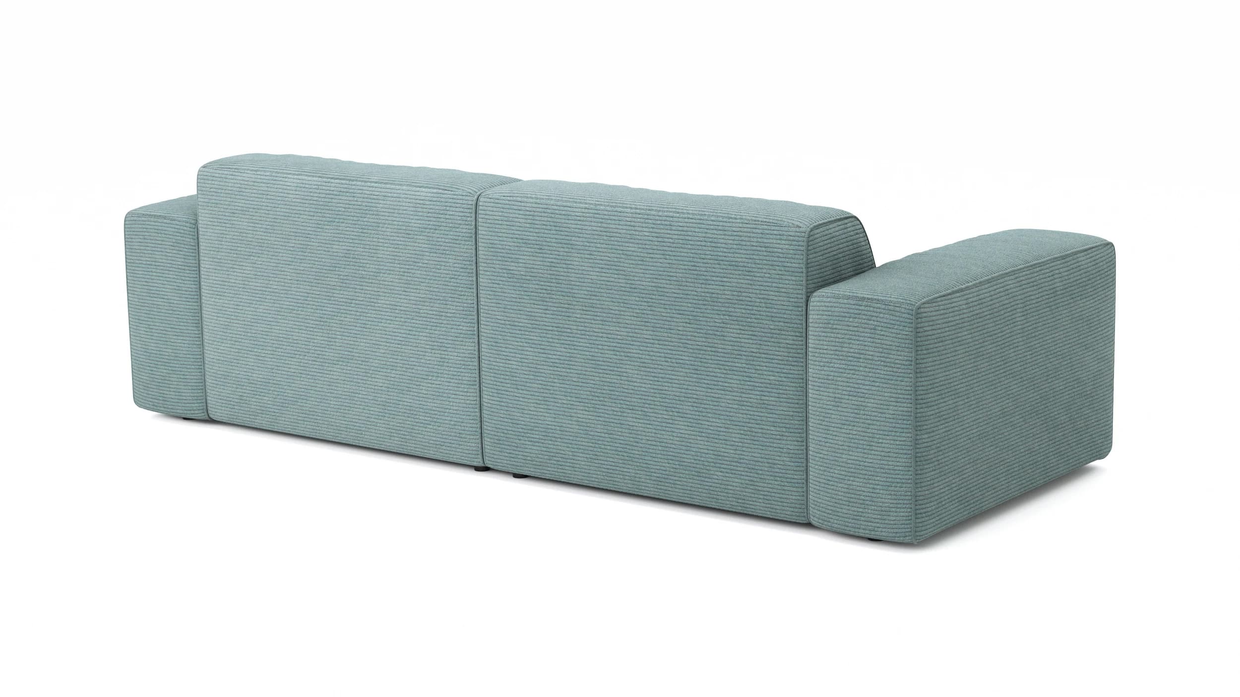Sofa Elementos - 3-Sitzer XL, Stoff, Seablue