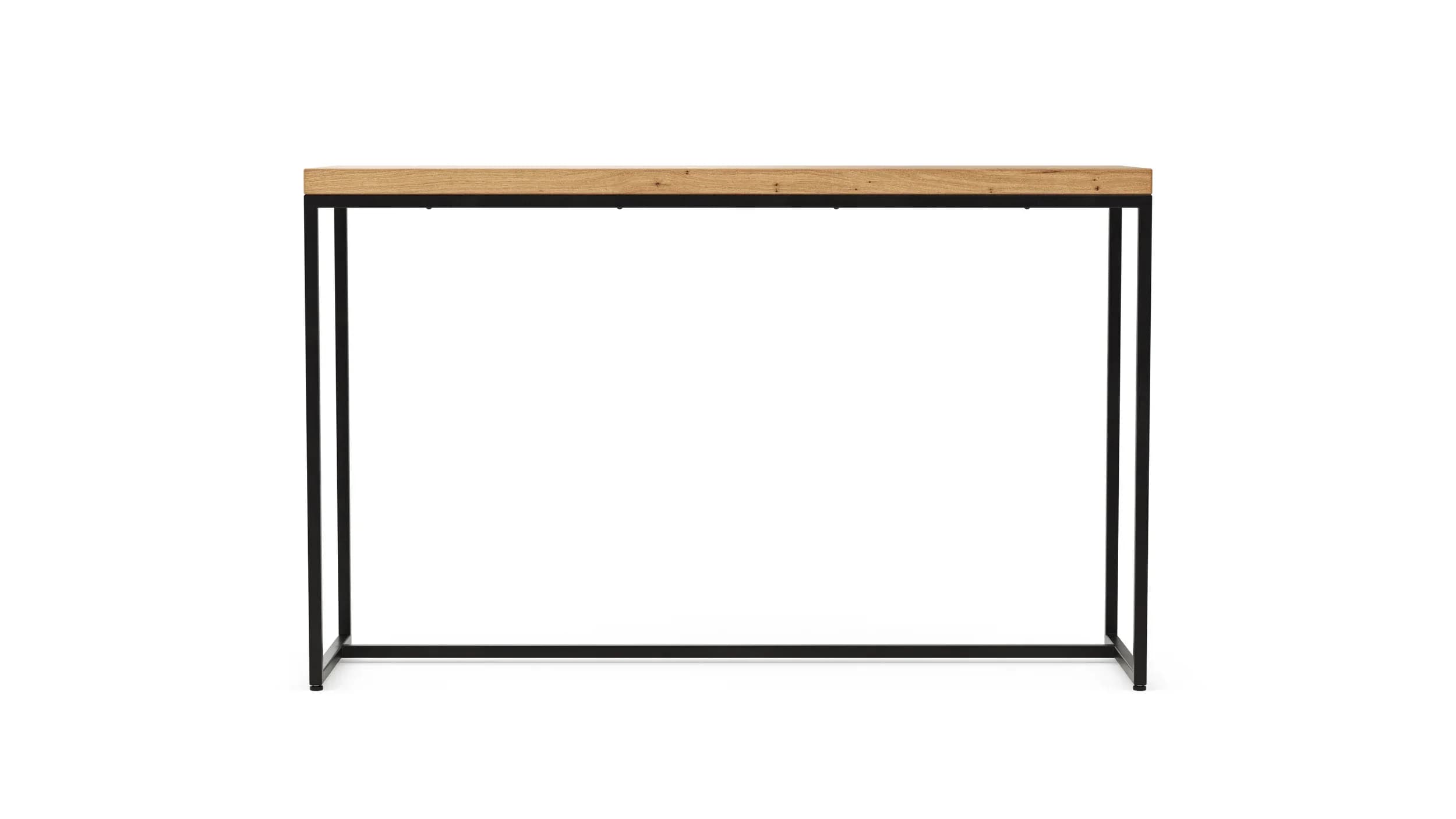 Beistelltisch Farmingdale - LBH ca. 130x40x80 cm, Eiche massiv, natur geölt