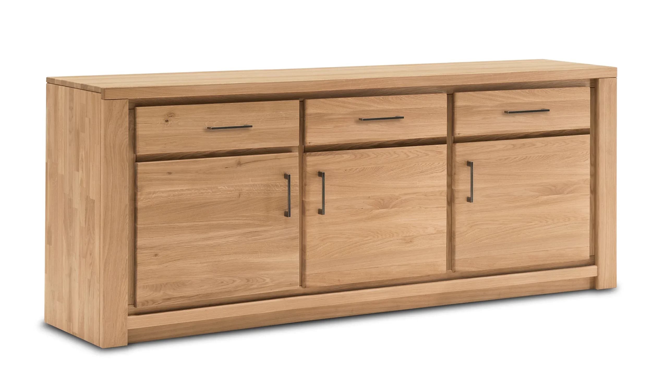 Sideboard Farmingdale - Eiche massiv, natur geölt