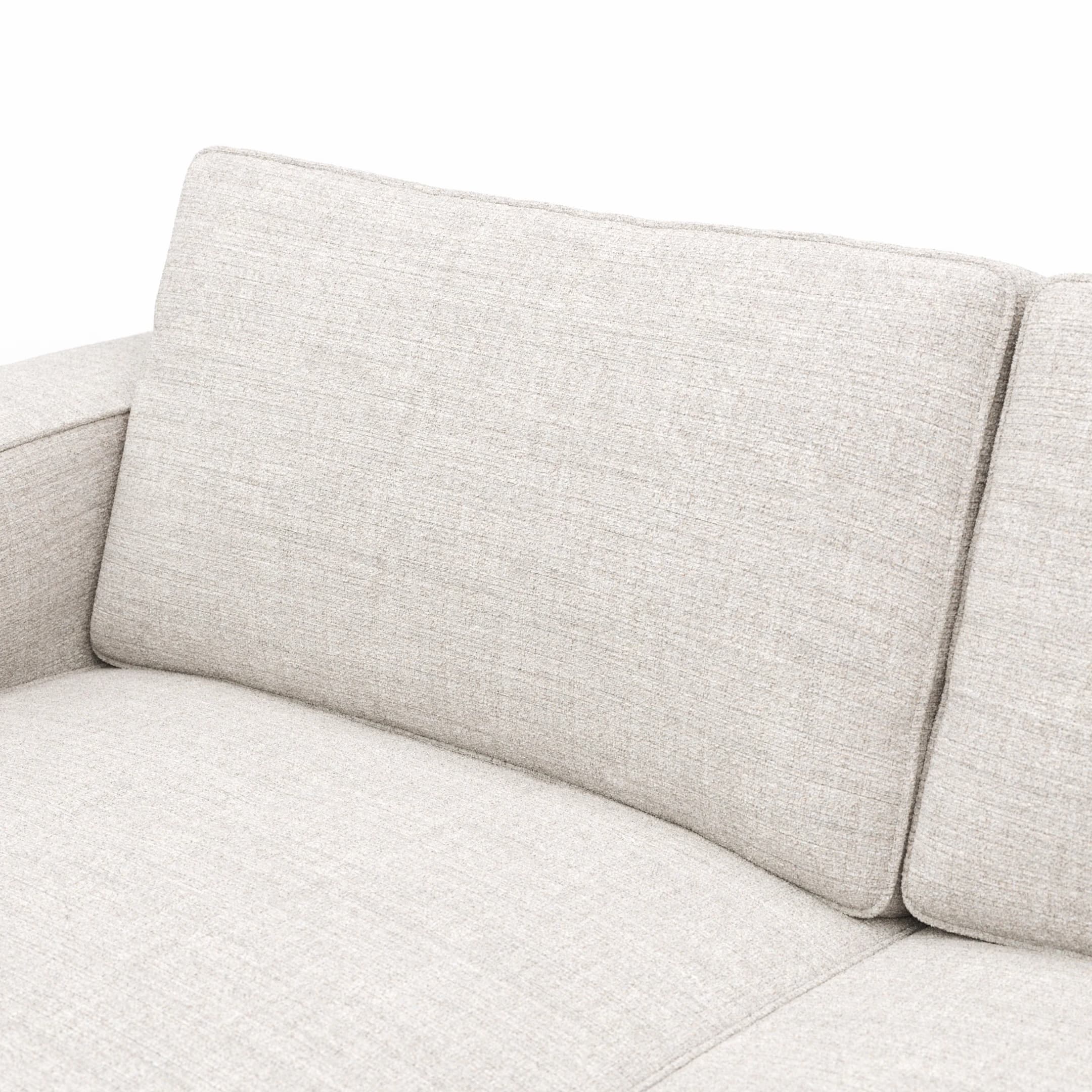 Bigsofa Lilaia - 3-Sitzer Tief, Stoff, Kaschmir