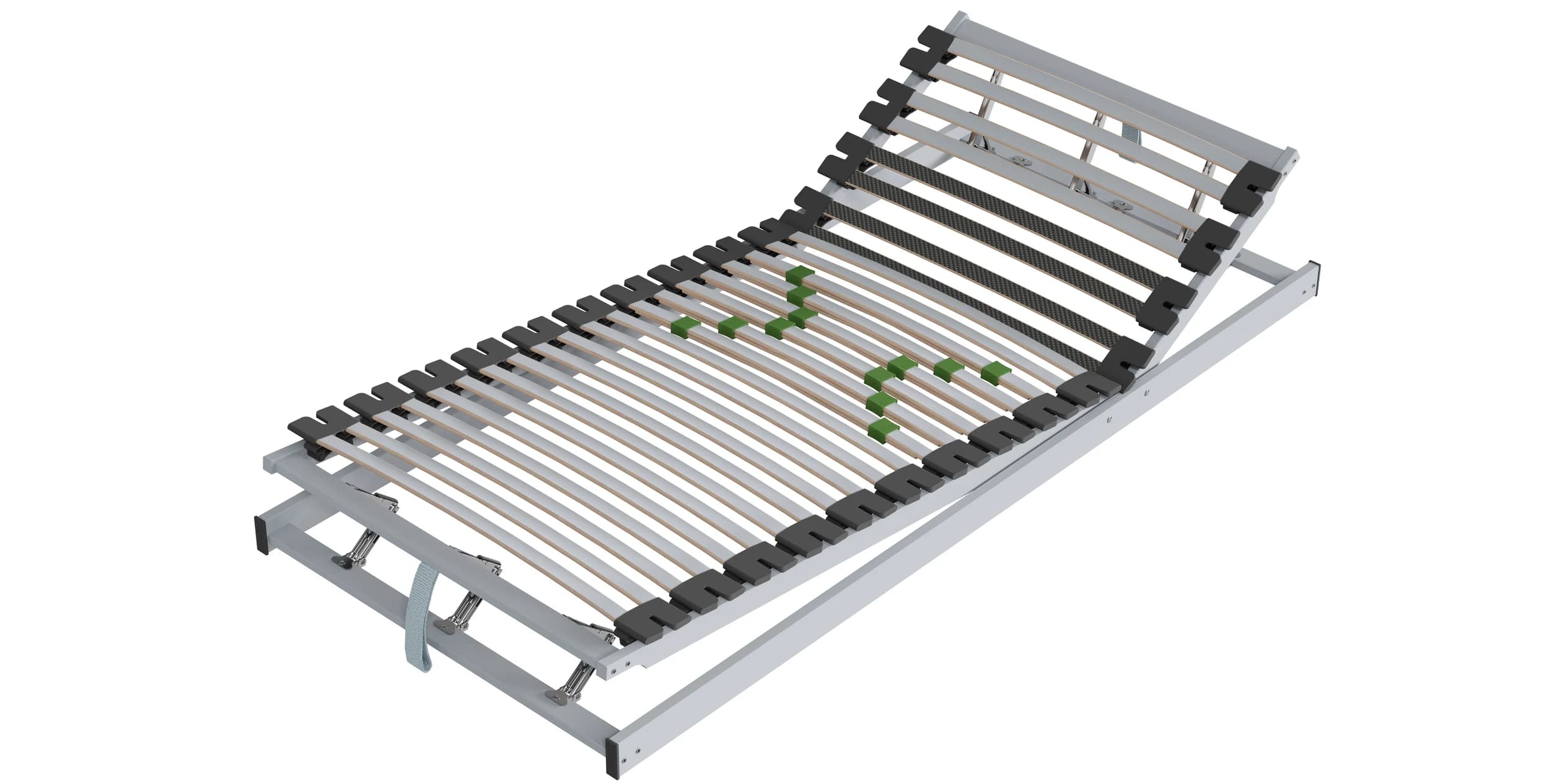 Lattenrost Alpin Schlafsysteme Alpin-D-KF - 90x200cm, Kopf-/Fußteil manuell verstellbar