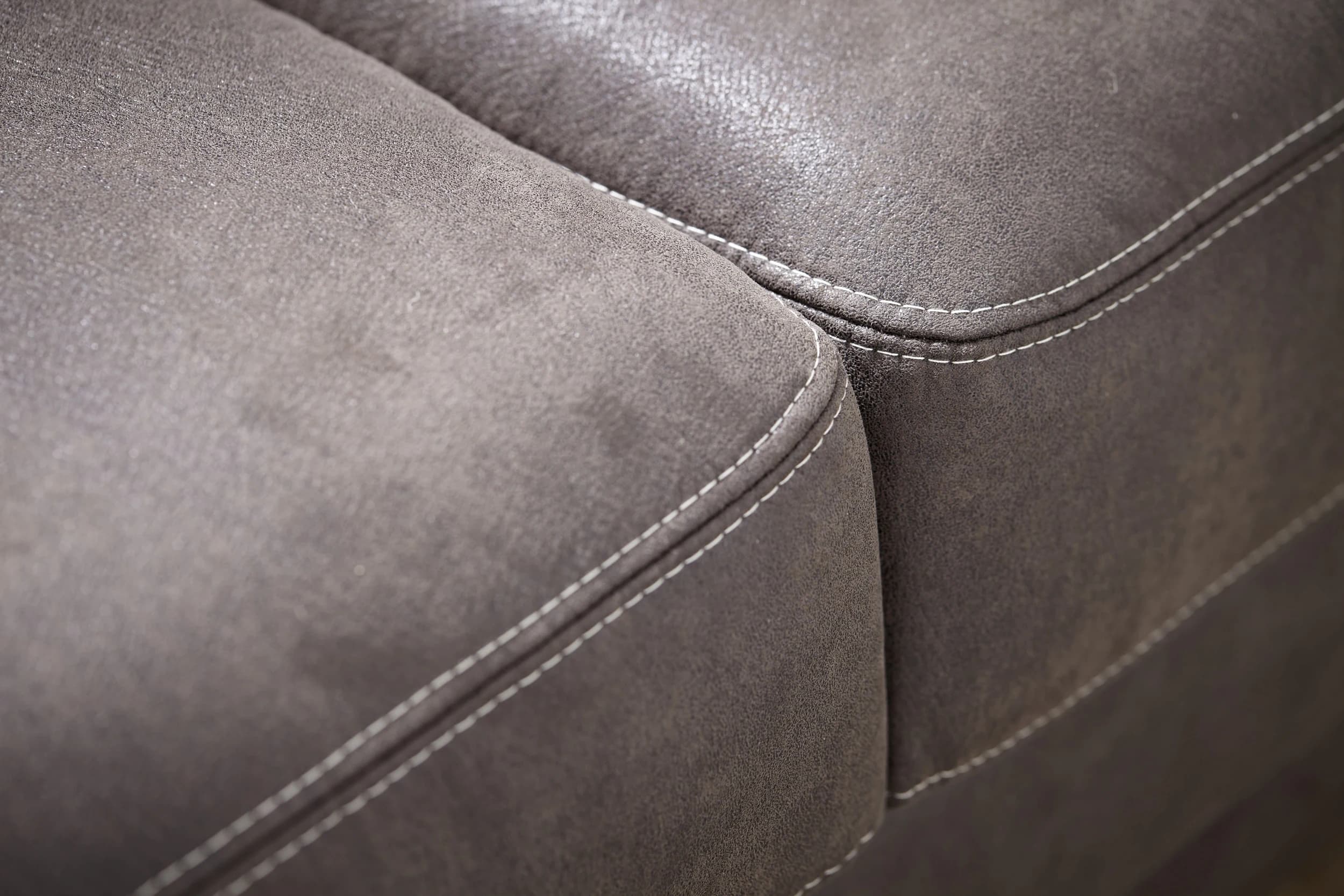 Sofa Lakeville 1 - 2-Sitzer inkl. Schlaffunktion, Stoff, Braun