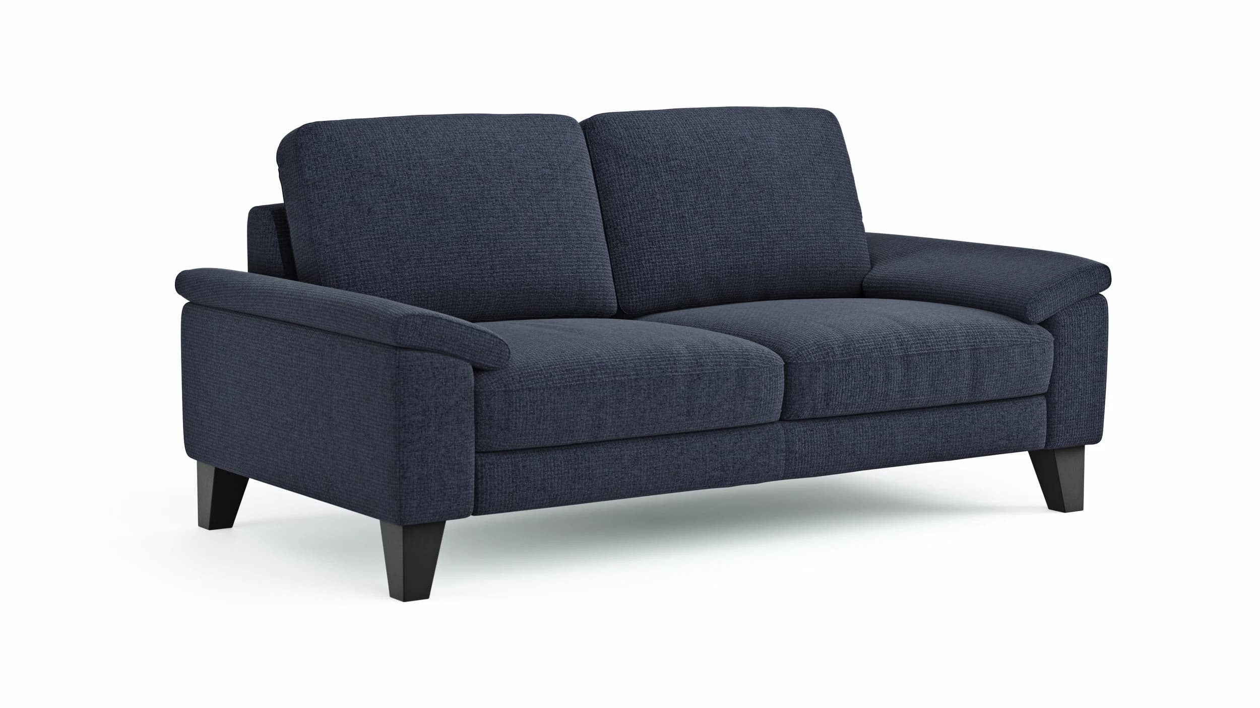 Sofa Oviedo - 2-Sitzer, Stoff, Dunkelblau