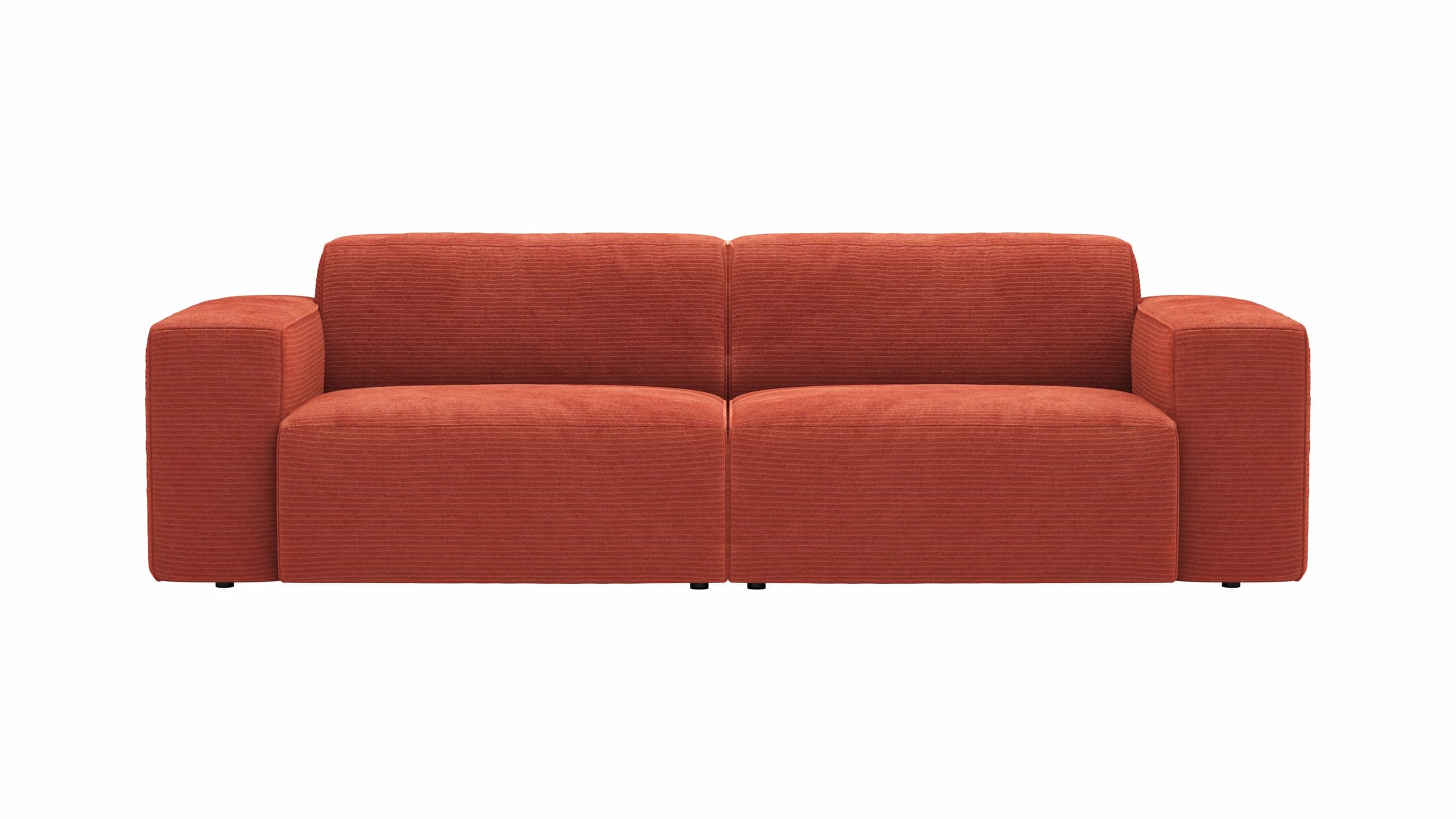 Sofa Elementos - 3-Sitzer XL, Stoff, Campari