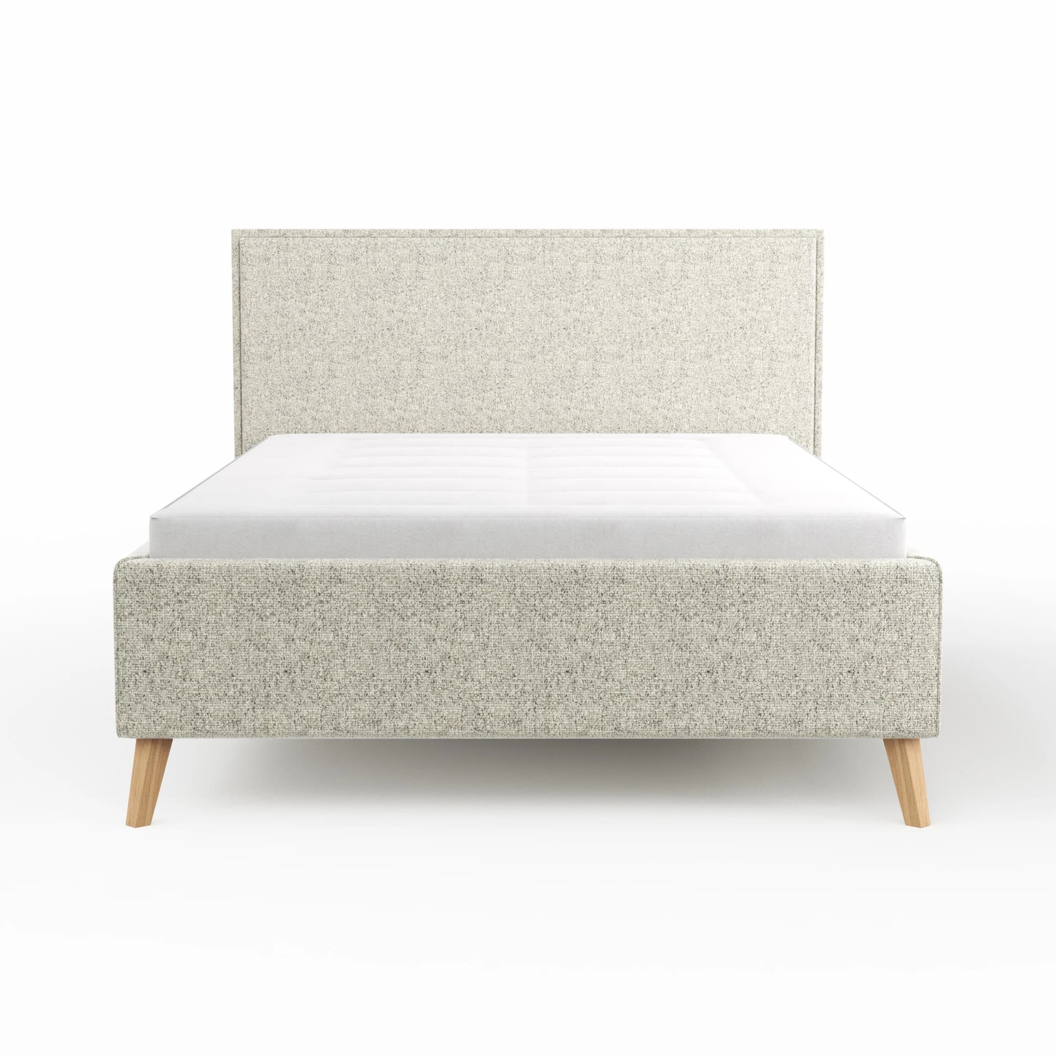 Bettgestell Carmen - Liegefläche ca. 140x200cm, Stoff, Beige