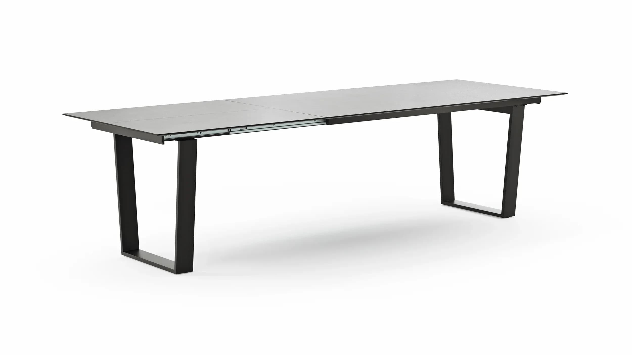 Esstisch Dinner - verlängerbar, LB ca. 180x95 cm, Kunststoff, Hellgrau