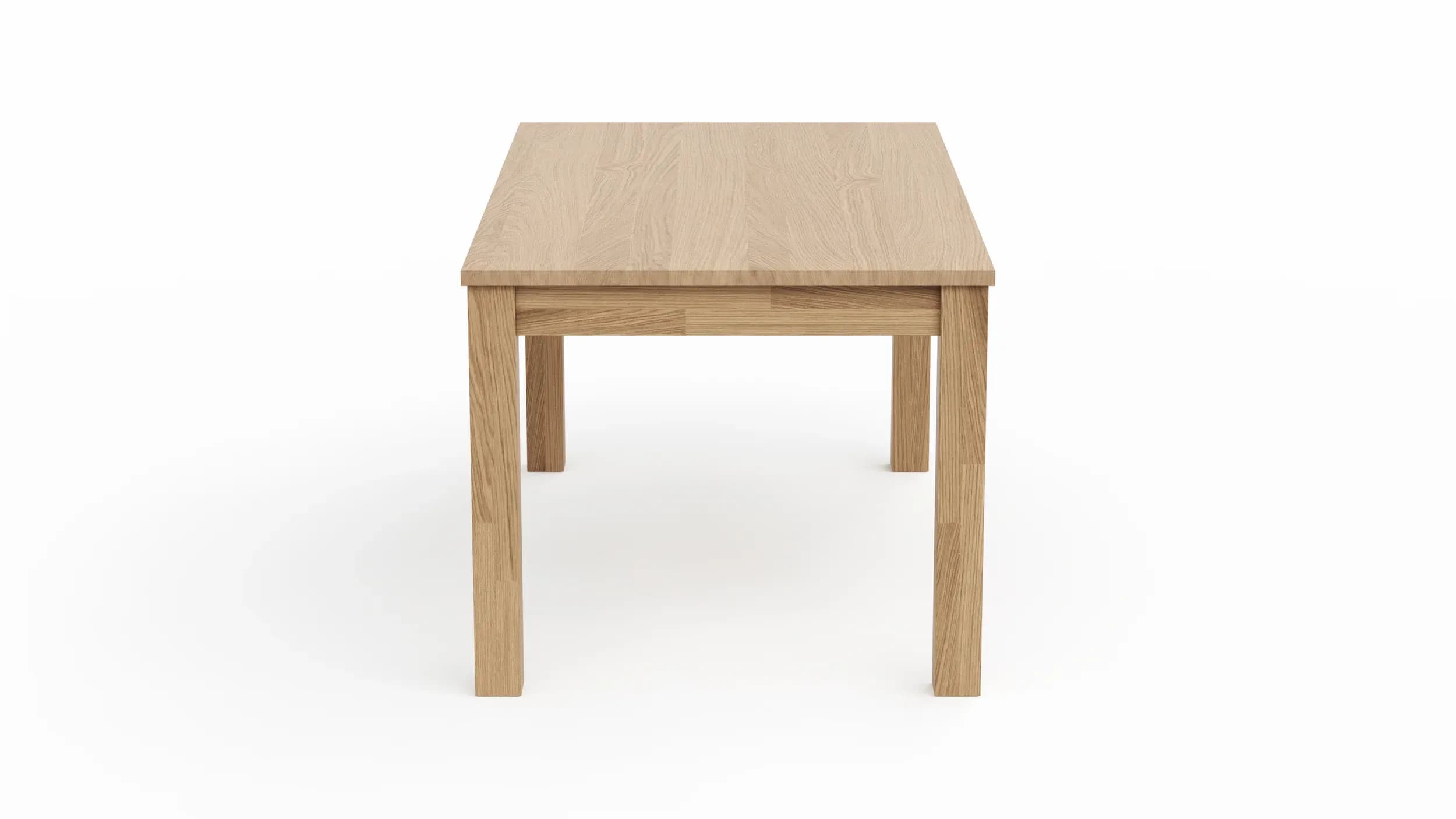 Esstische Dinner - ausziehbar, LB ca. 160x90 cm , Eiche bianco massiv