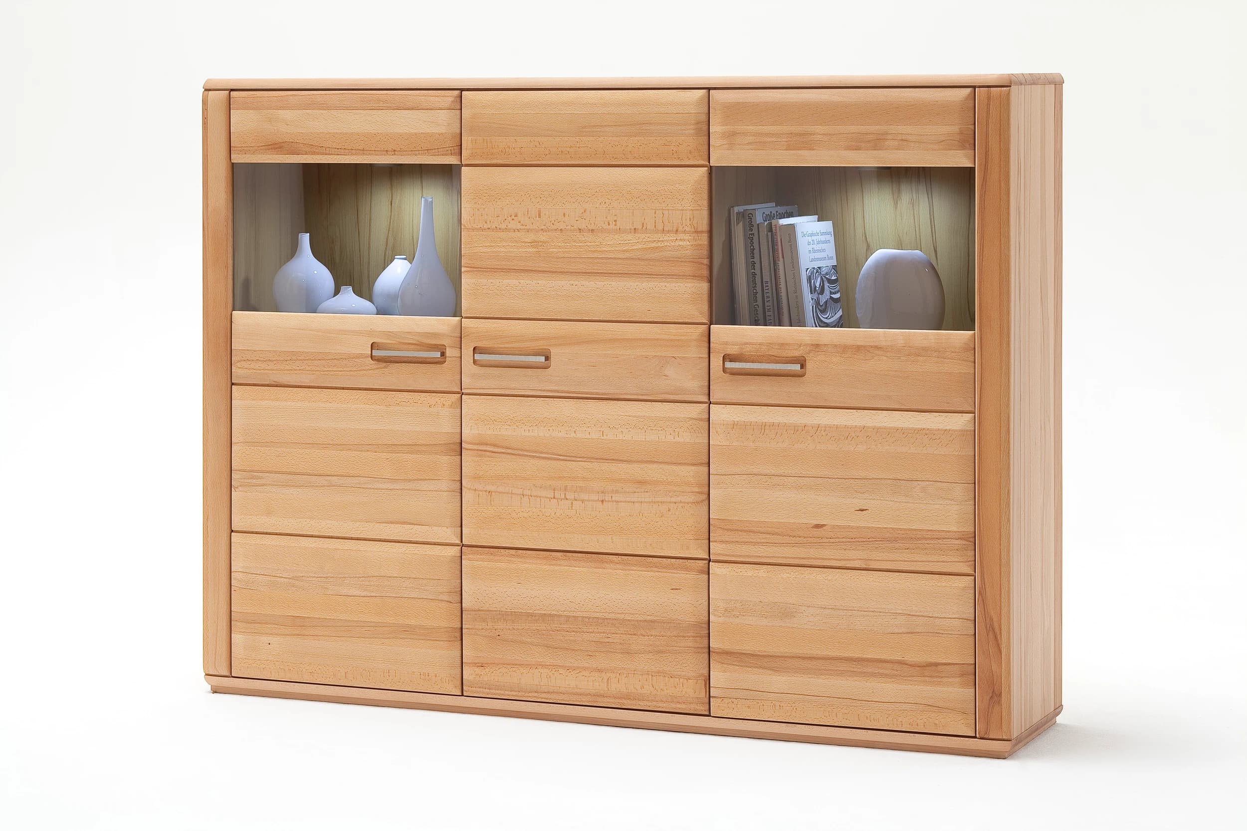 Highboard - Kernbuche teilmassiv