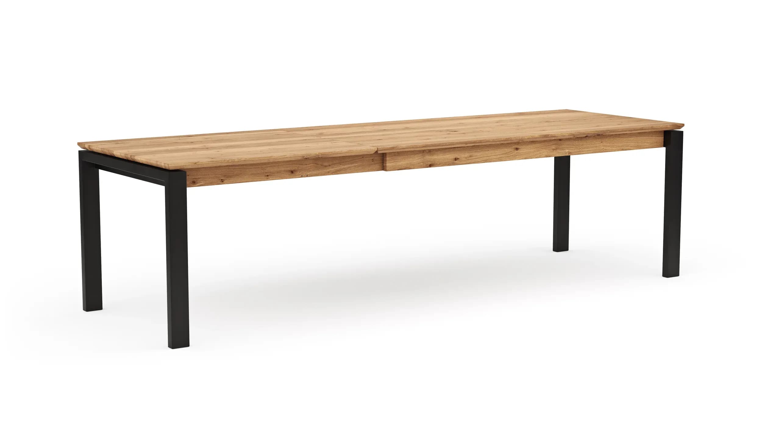 Esstisch Farmingdale - ausziehbar, LB ca. 180x90 cm, Eiche massiv, natur geölt