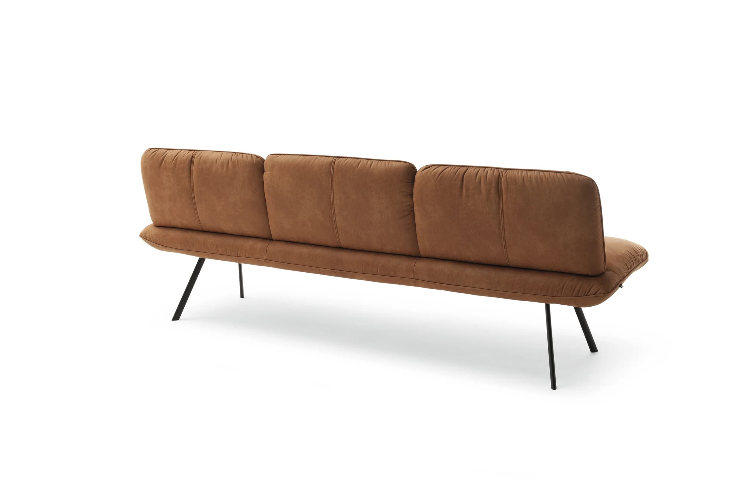 Polsterbank - Breite ca. 230 cm, Polyester, Braun