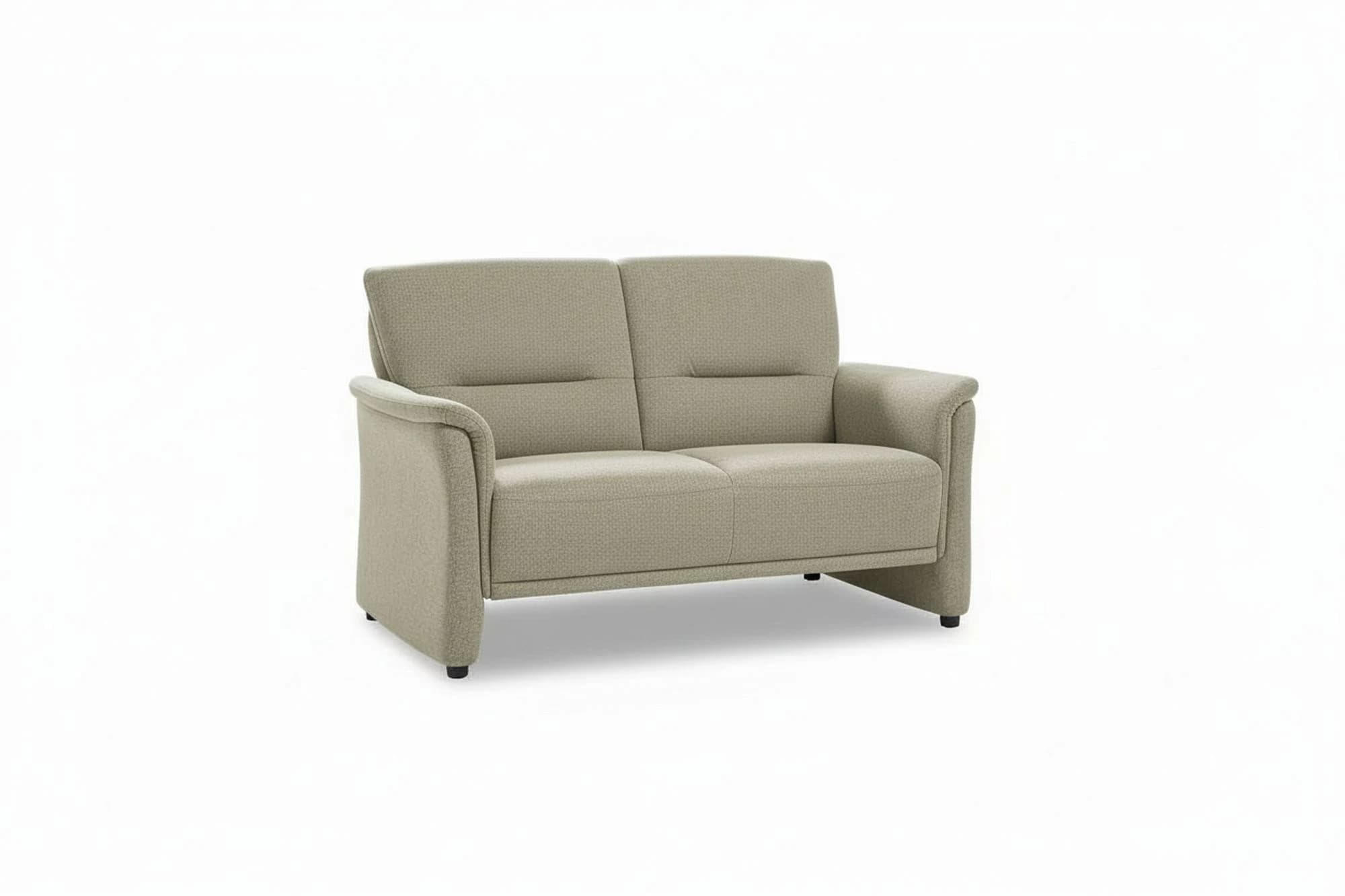 Sofa - 2-Sitzer, Stoff, Natur