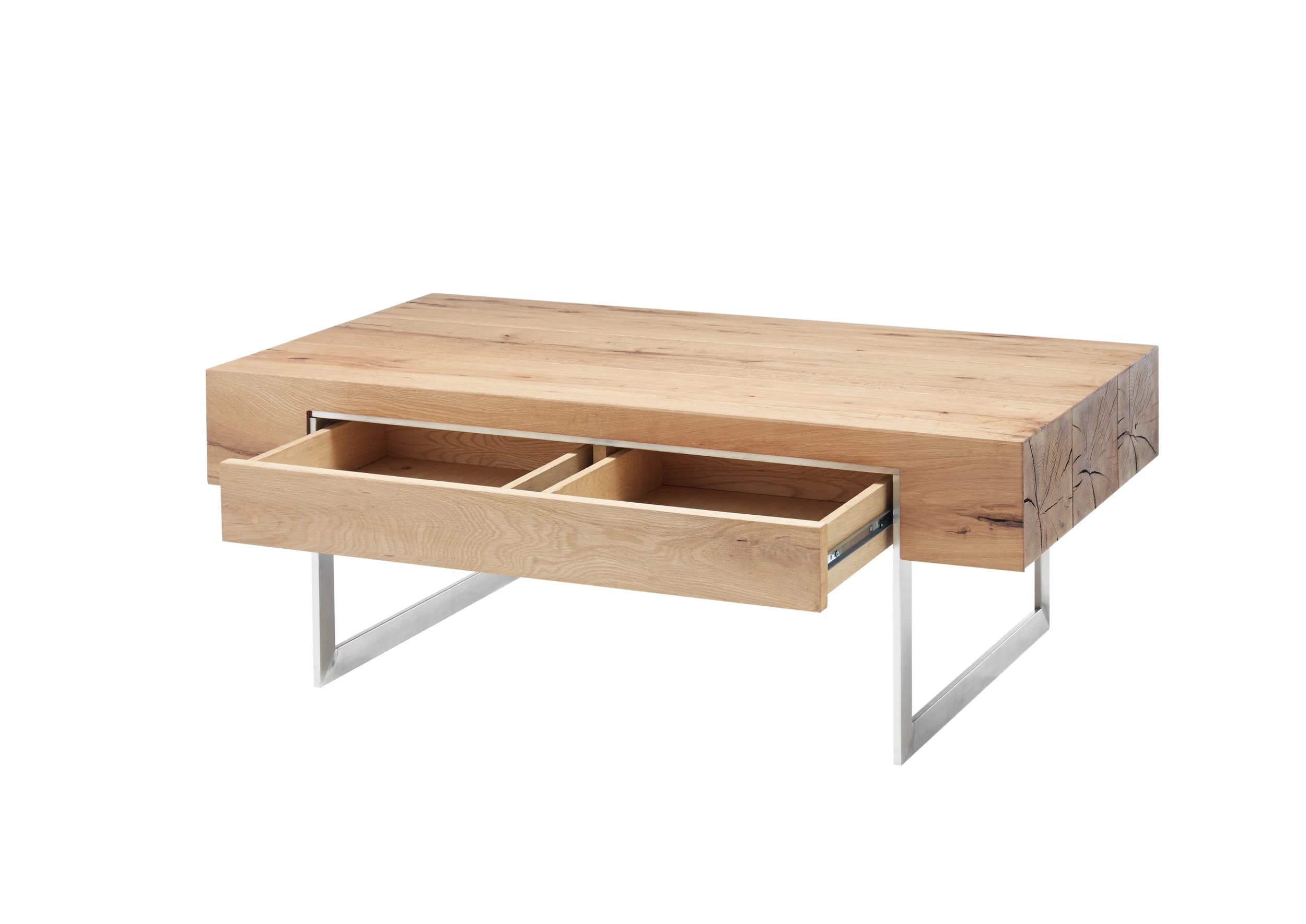 Couchtisch - Schubkasten, LBH ca. 110x60x40 cm, Eiche Furnier