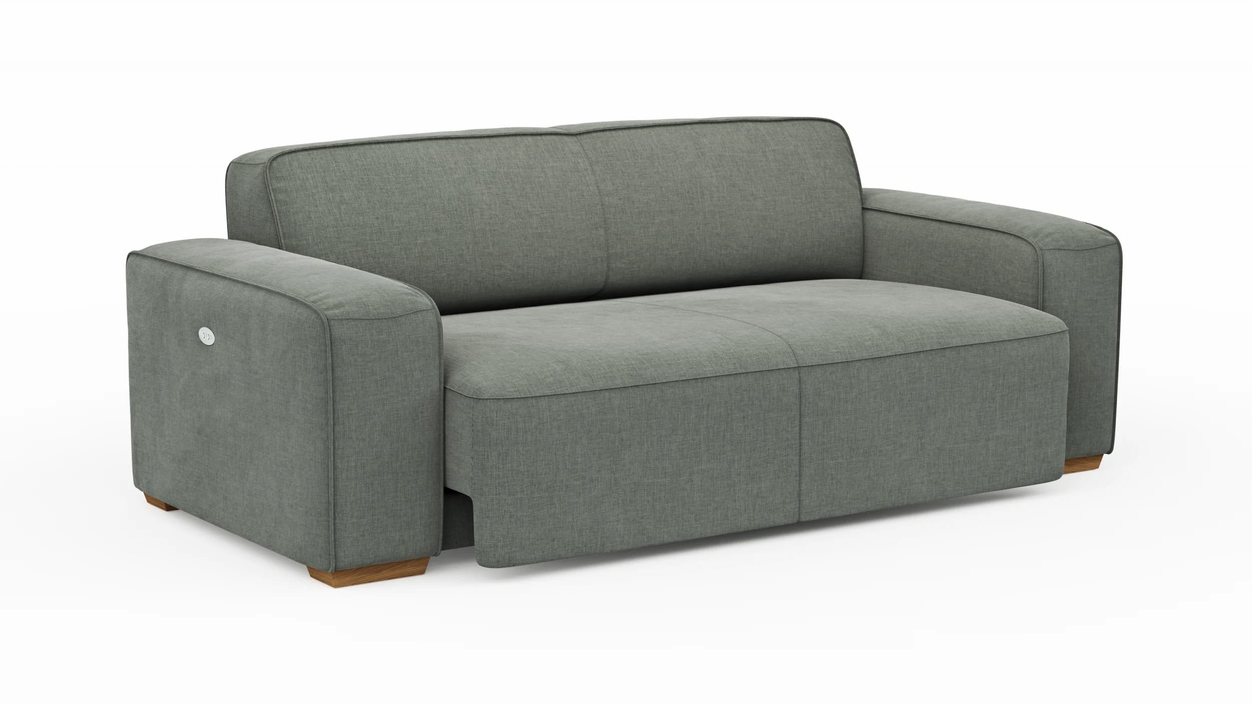 Sofa Denver - 2,5-Sitzer, inkl. Sitzvorzug (motorisch) Stoff, Grau