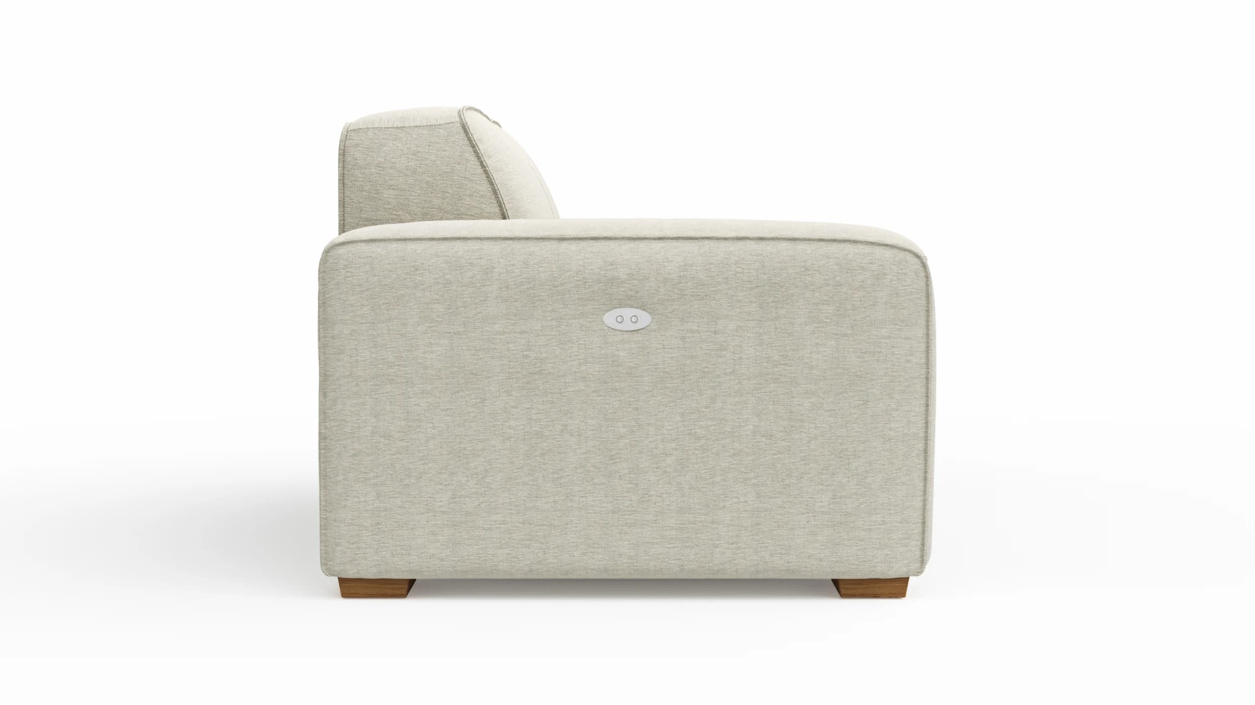 Sofa Denver - 2,5-Sitzer, inkl. Sitzvorzug (motorisch), Stoff, Natur