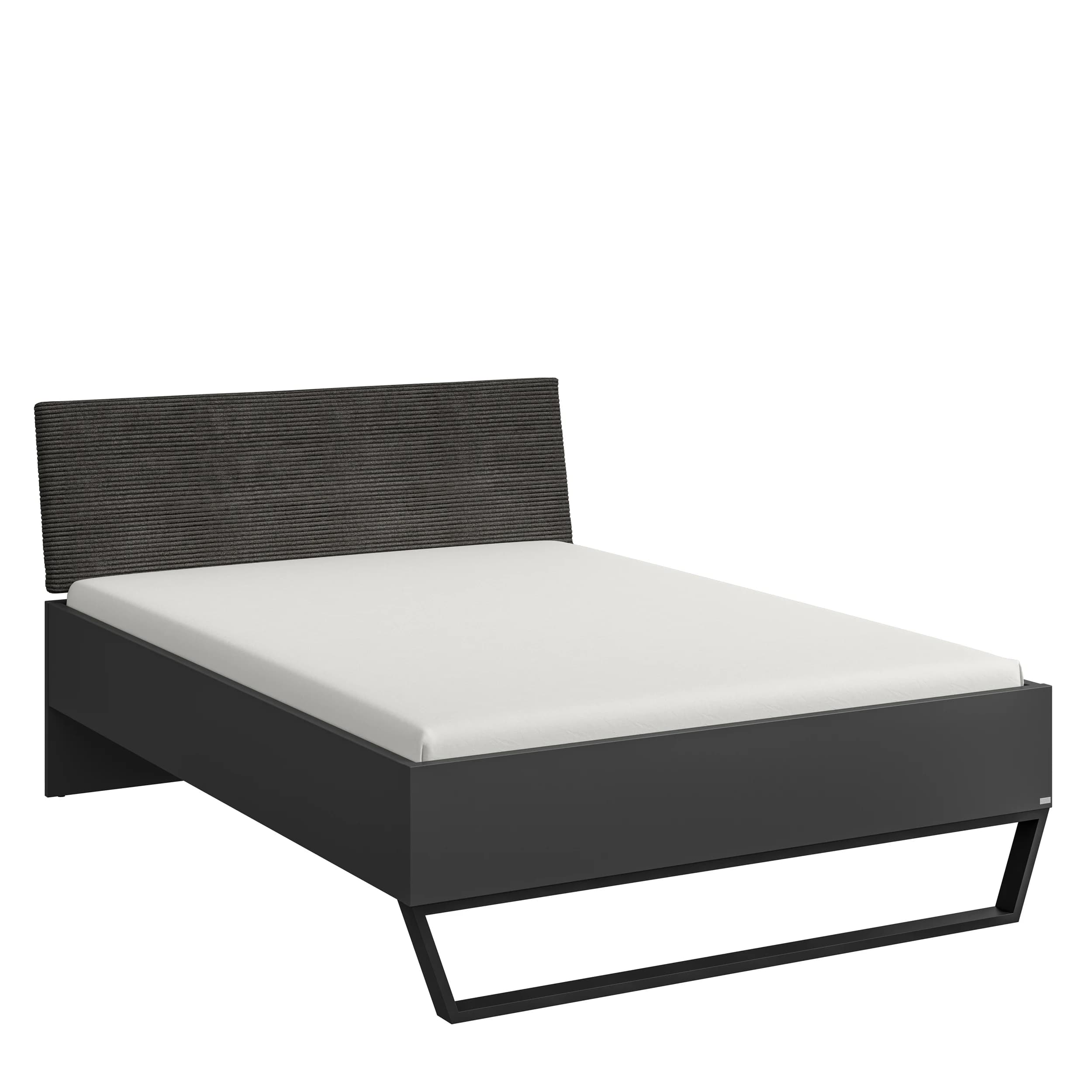 Liegenbett - Liegefläche ca. 140 x 200 cm, Graphit