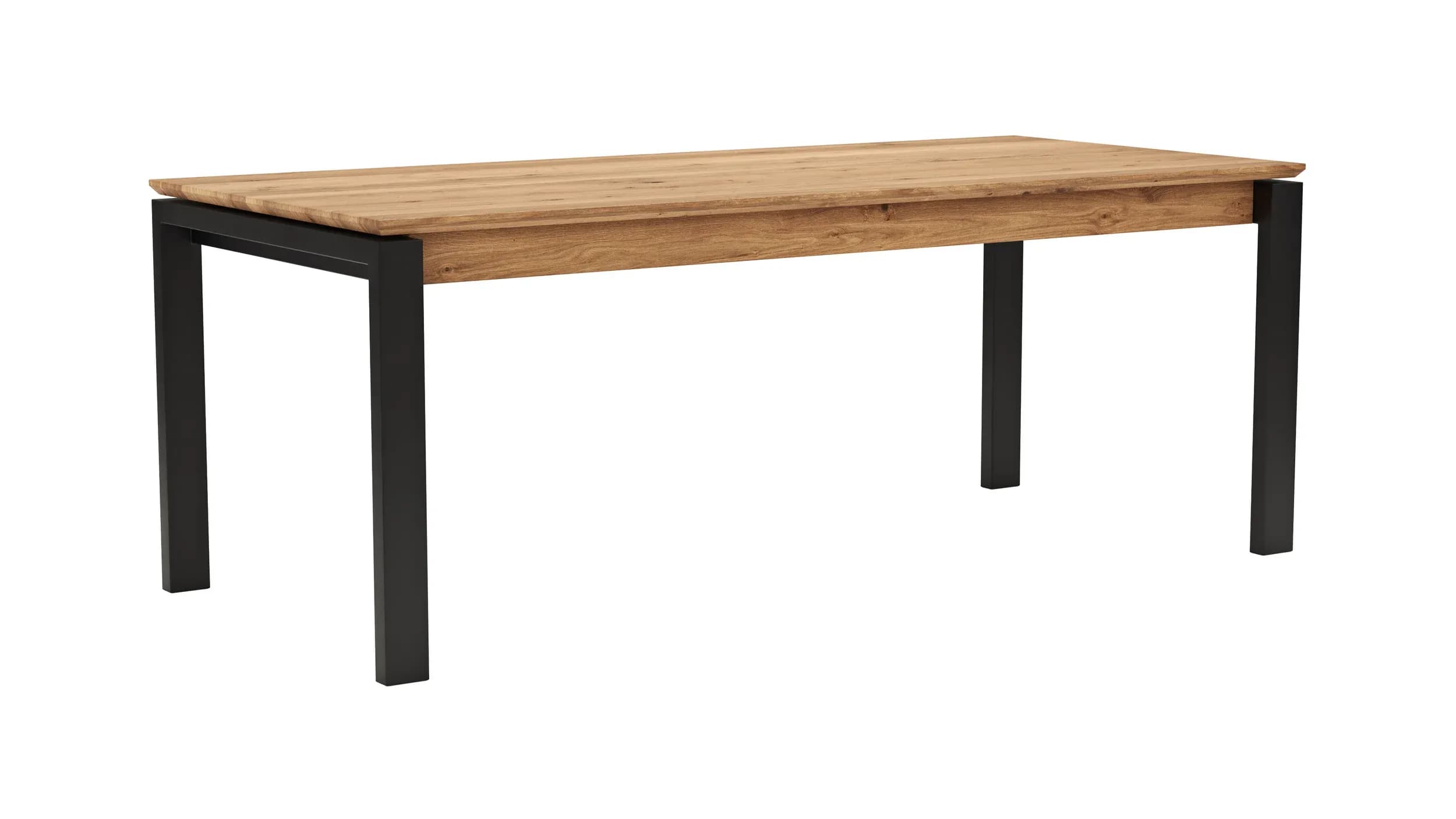 Esstisch Farmingdale - ausziehbar, LB ca. 200x90 cm, Eiche massiv, natur geölt
