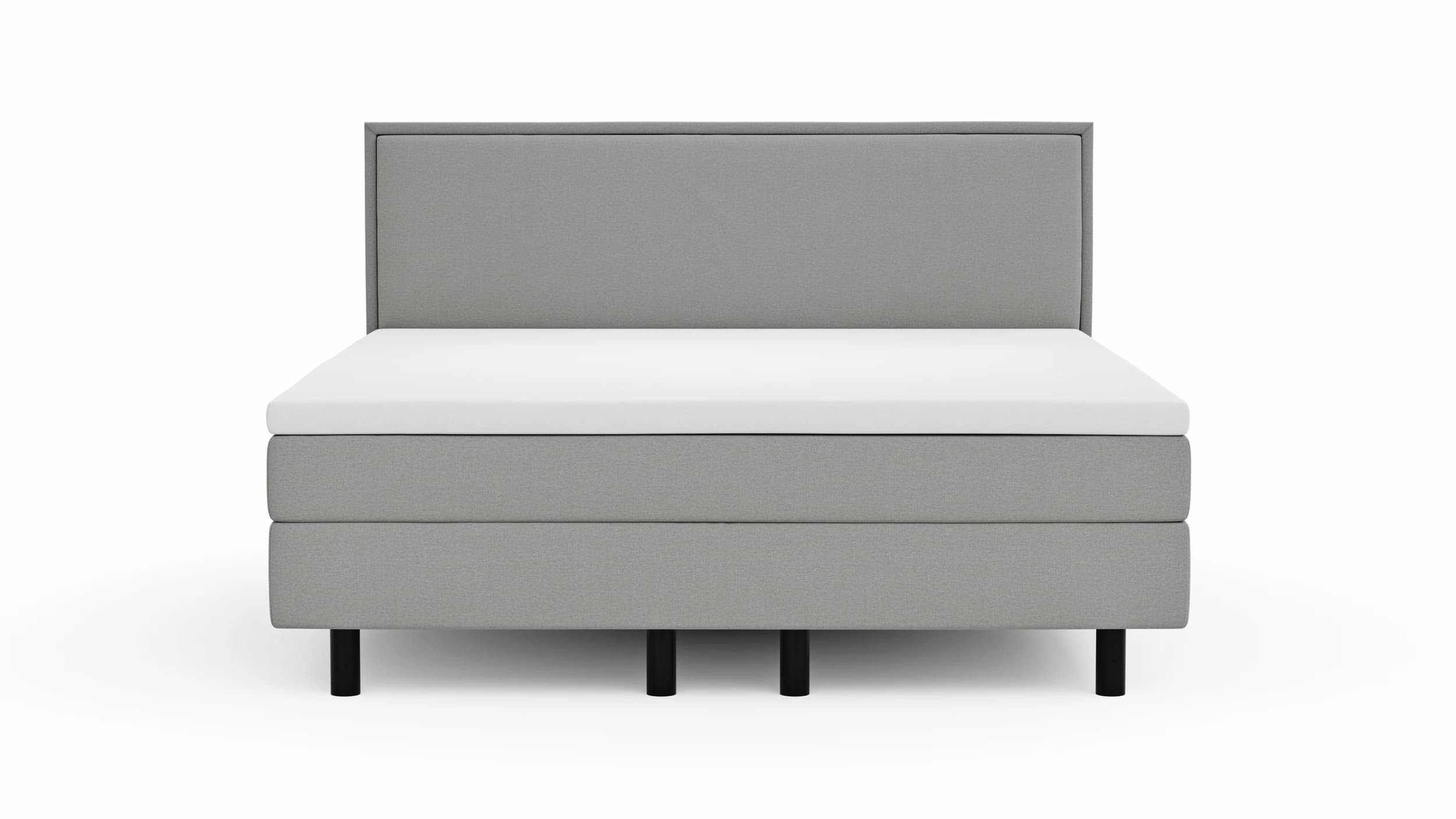 Boxspringbett Valencia - Liegefläche ca. 180x200 cm, Stoff, Zink