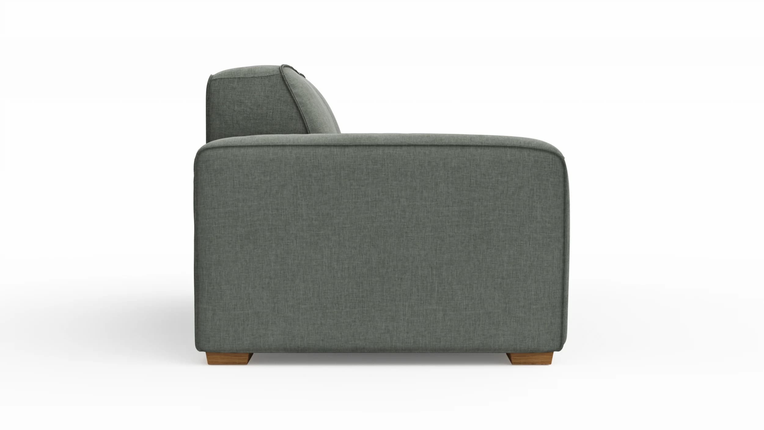 Sofa Denver - 2,5-Sitzer, Stoff, Grau