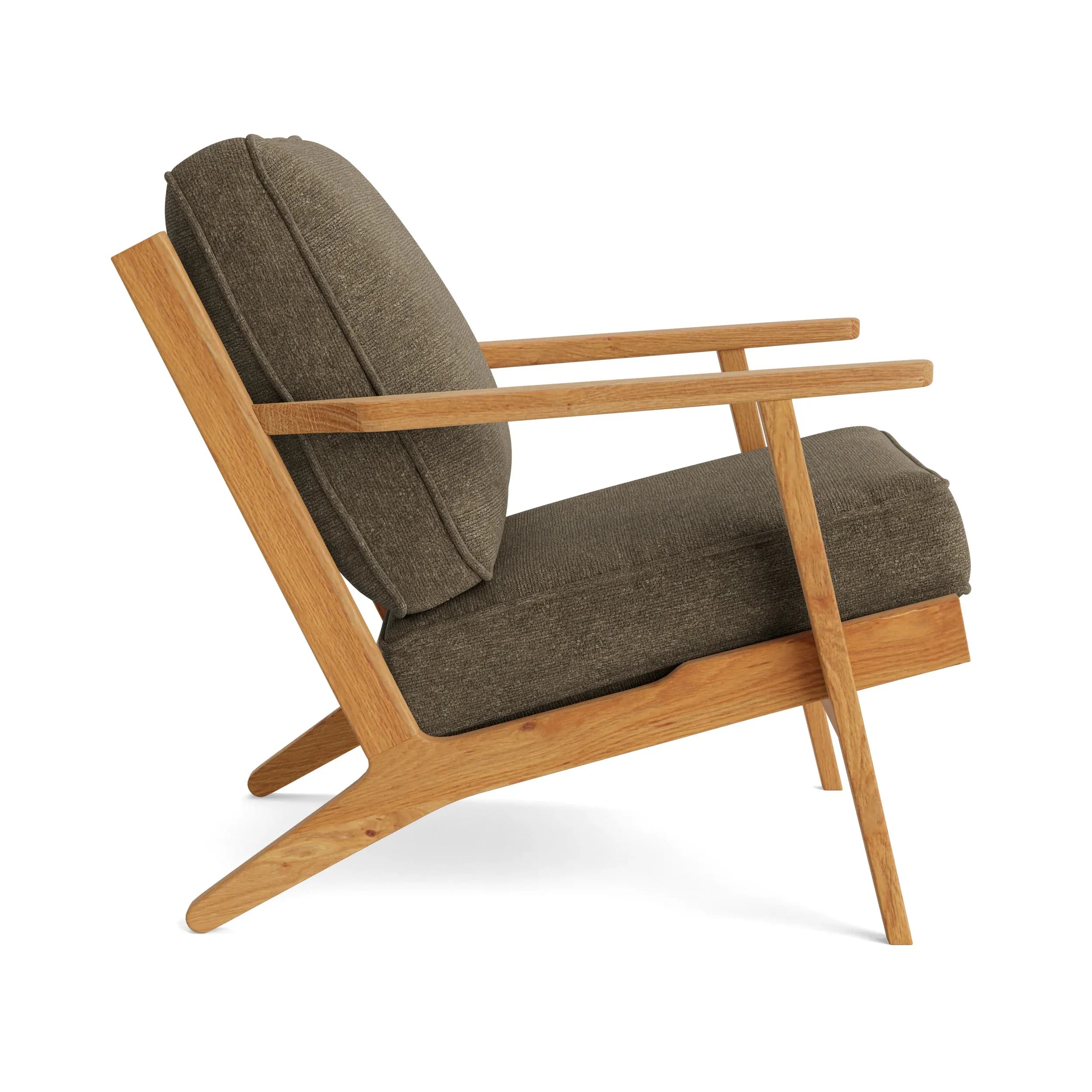 Sessel Quira - Stoff, Taupe