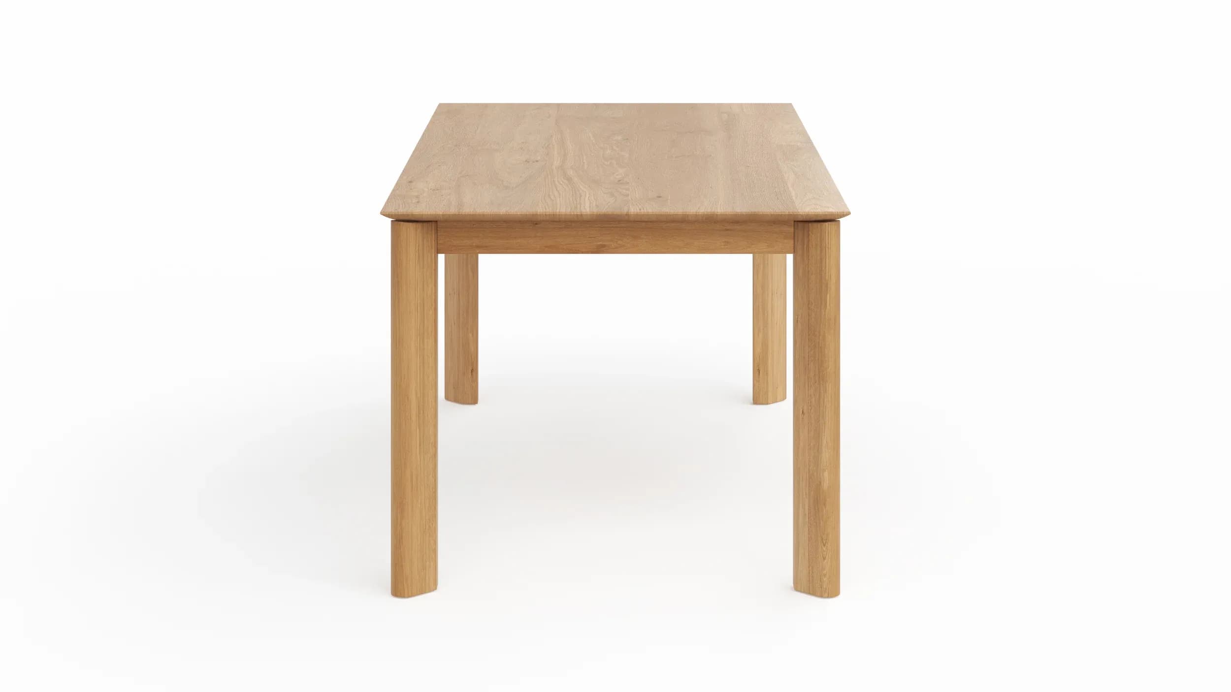 Esstisch Hillsboro - ausziehbar, LB ca. 180x95 cm, Wildeiche massiv