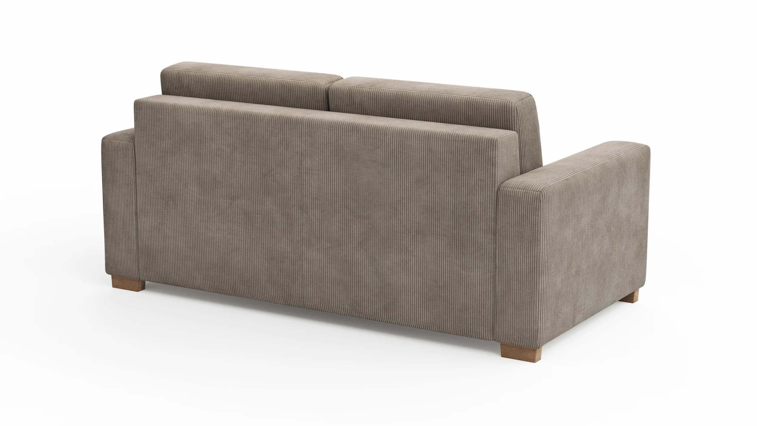 Sofa Lakeville 1 - 2-Sitzer inkl. Schlaffunktion, Stoff, Graubeige
