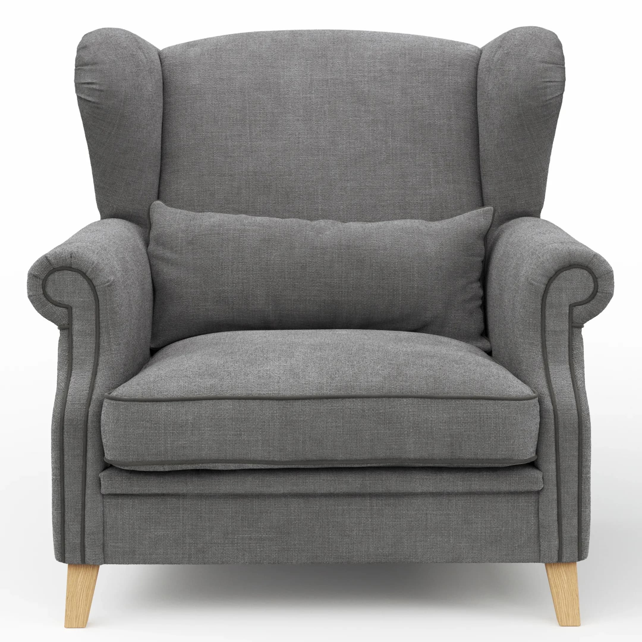 Sessel Mapleton - Stoff, Anthrazit