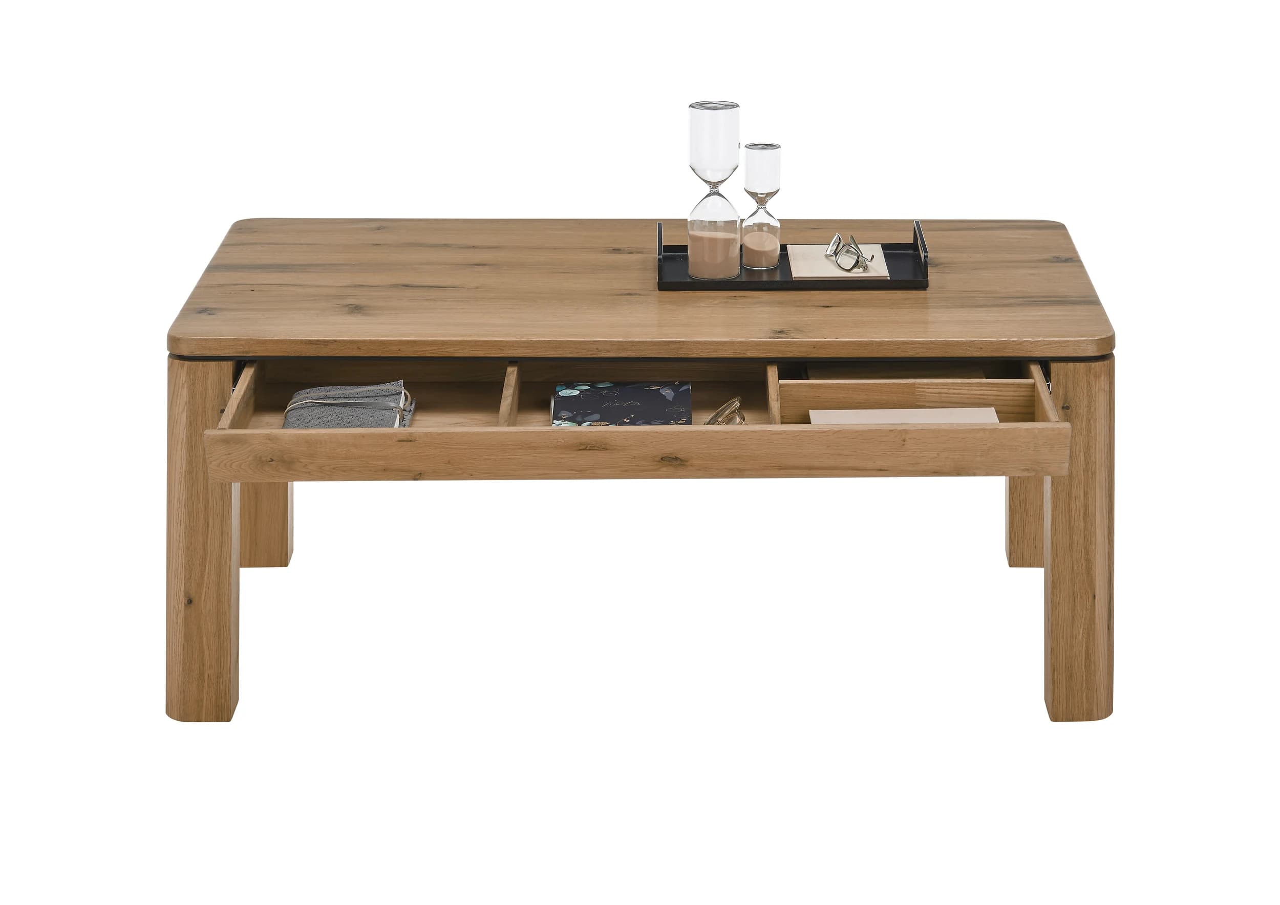 Couchtisch - Schublade, LBH ca. 110x70x45 cm, Eiche furniert