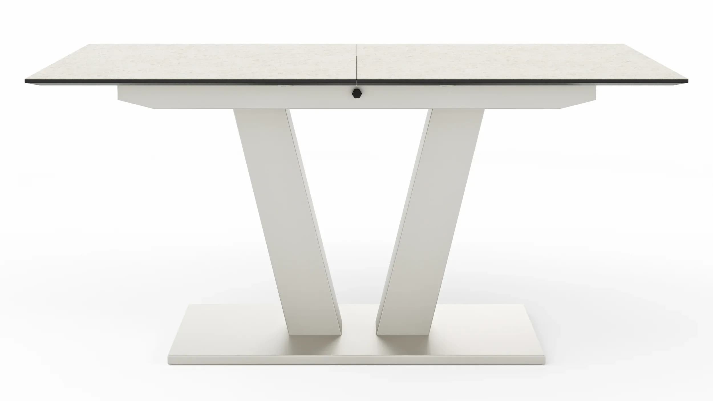Esstisch Dinner - ausziehbar, LB ca. 160x 90 cm, HPL, Sand