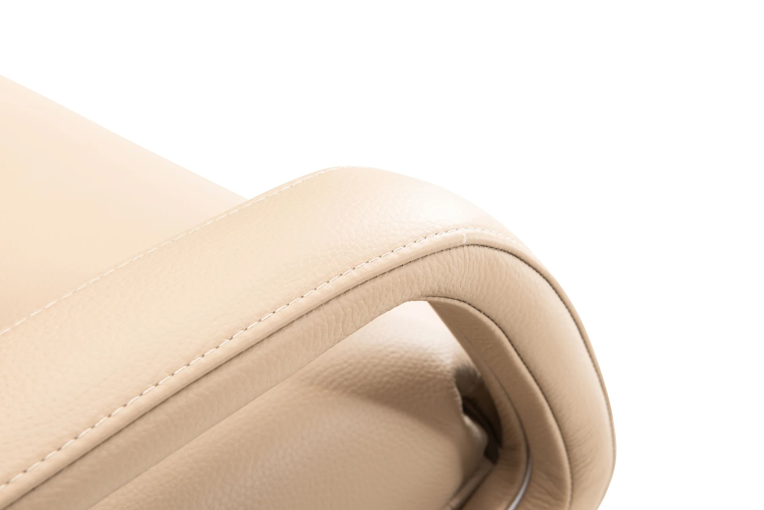 Sessel - Größe M, Relaxfunktion, Leder, Beige