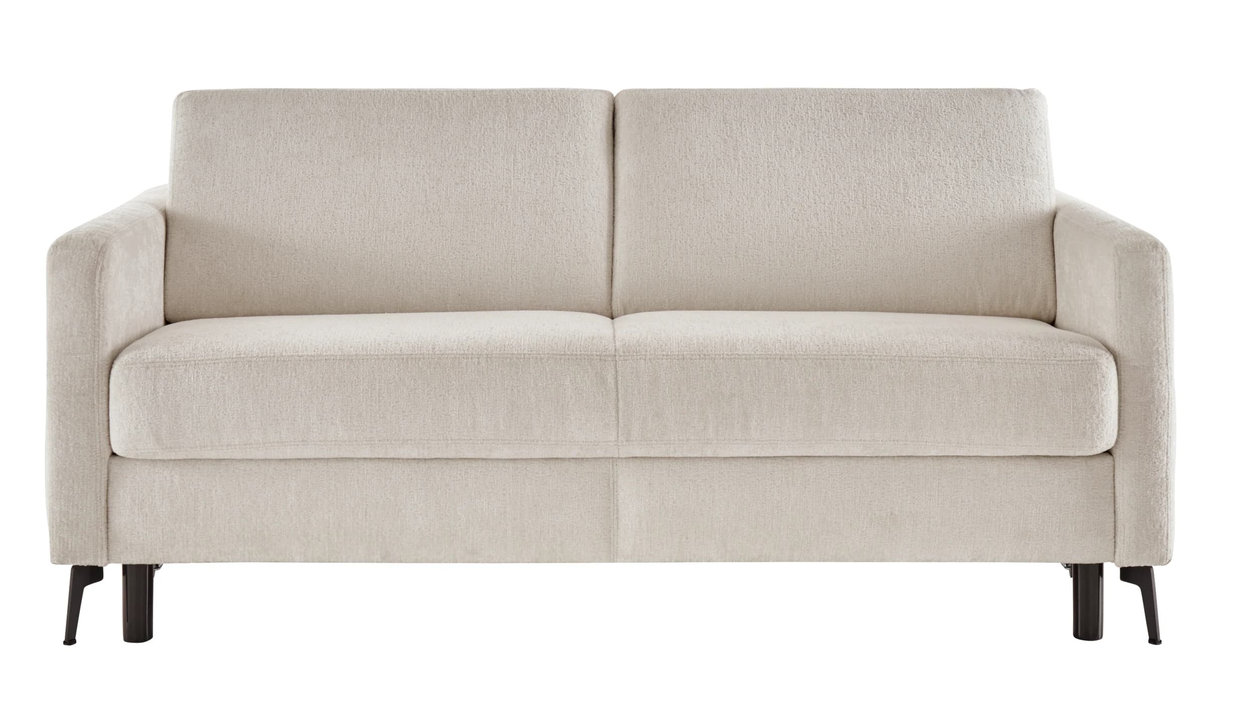 Schlafsofa Laredo - 2,5-Sitzer inkl. Schlaffunktion, Stoff, Offwhite