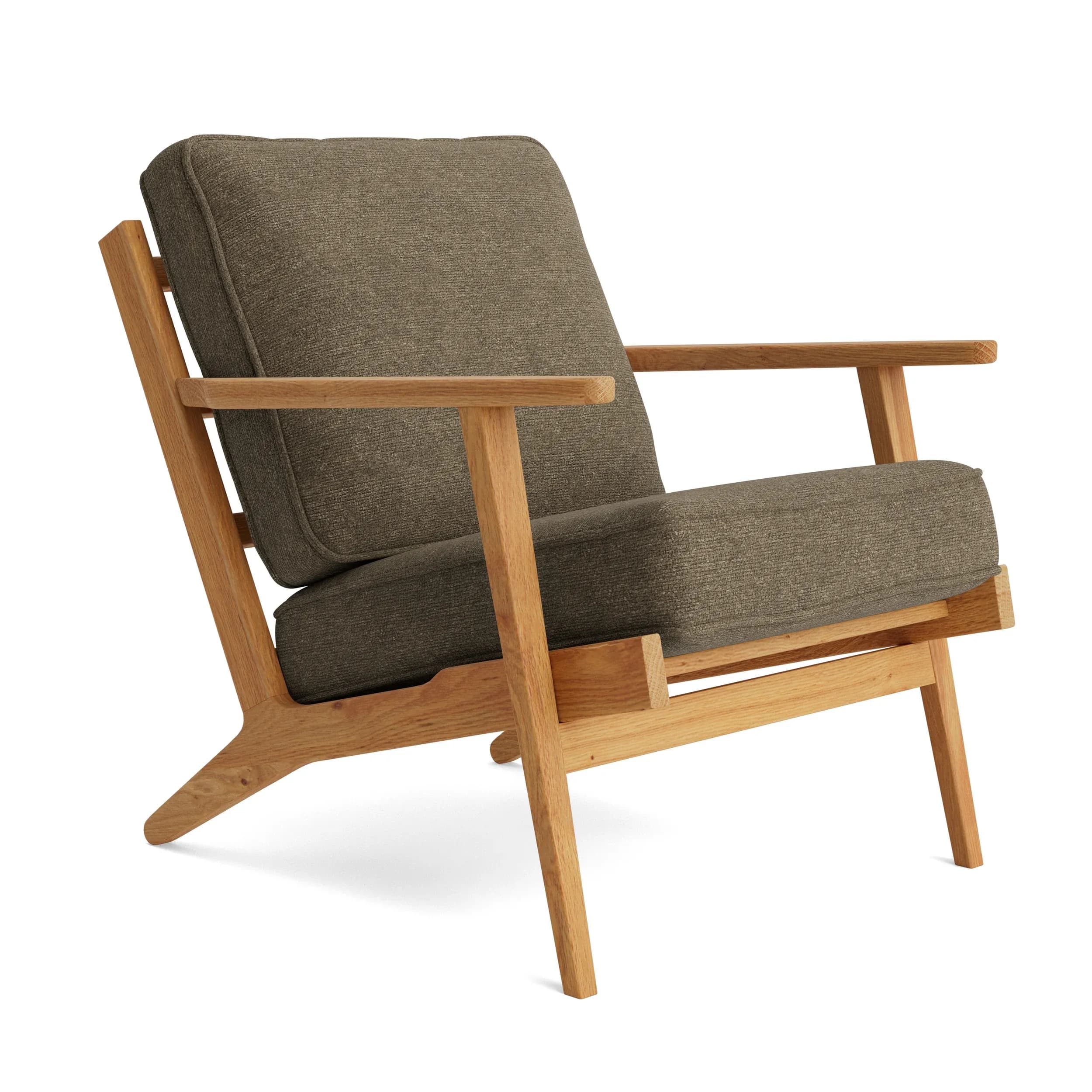 Sessel Quira - Stoff, Taupe