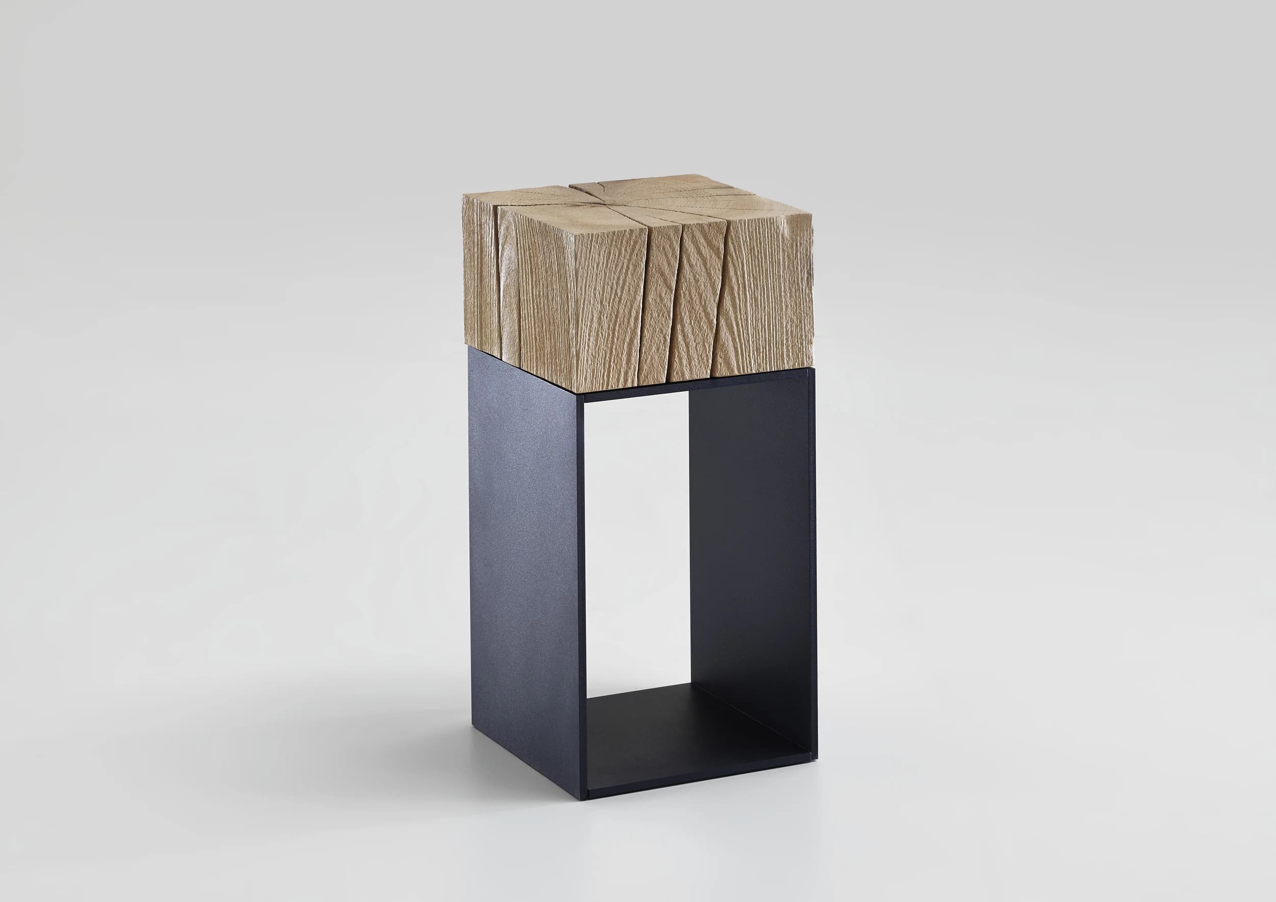 Bestelltisch - LBH ca. 27x27x54 cm, Eiche massiv