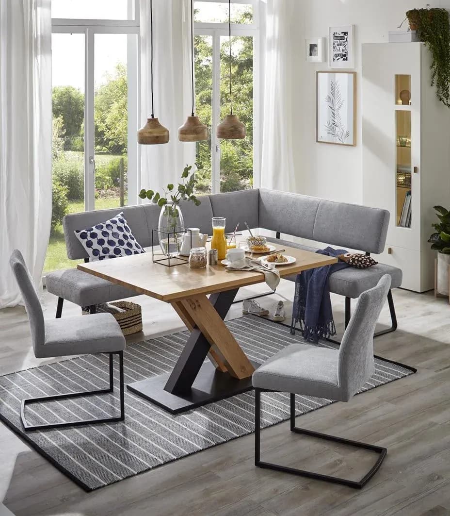 Esstisch Dinner - ausziehbar, LB ca. 130x90cm, Wildeiche massiv