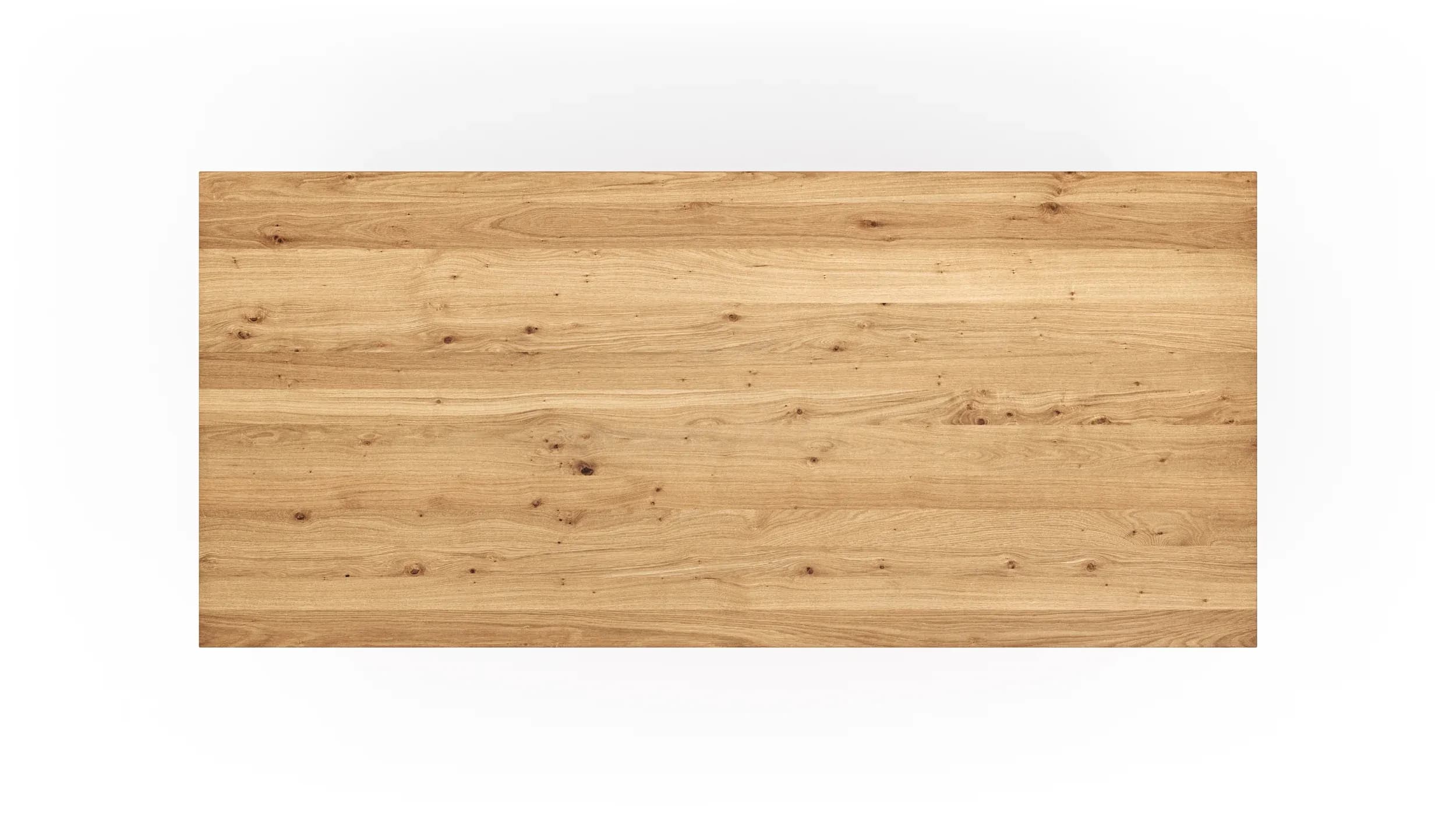 Esstisch Farmingdale - ausziehbar, Platte mit schräger Kante, LB ca. 200x90 cm, Eiche massiv, natur geölt