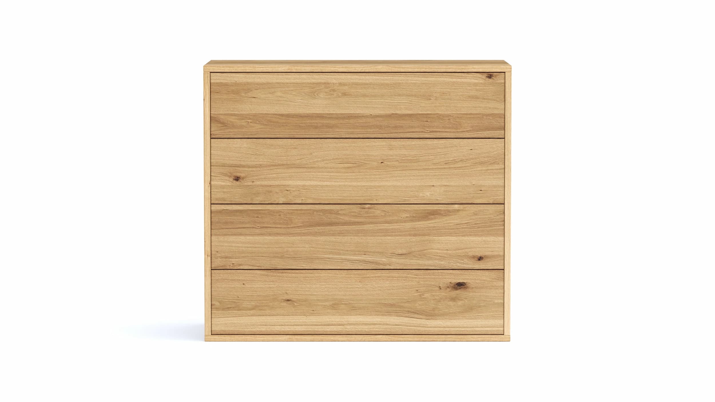 Sideboard Williston - Wildeiche geölt, Schubkastenfront sandgestrahlt