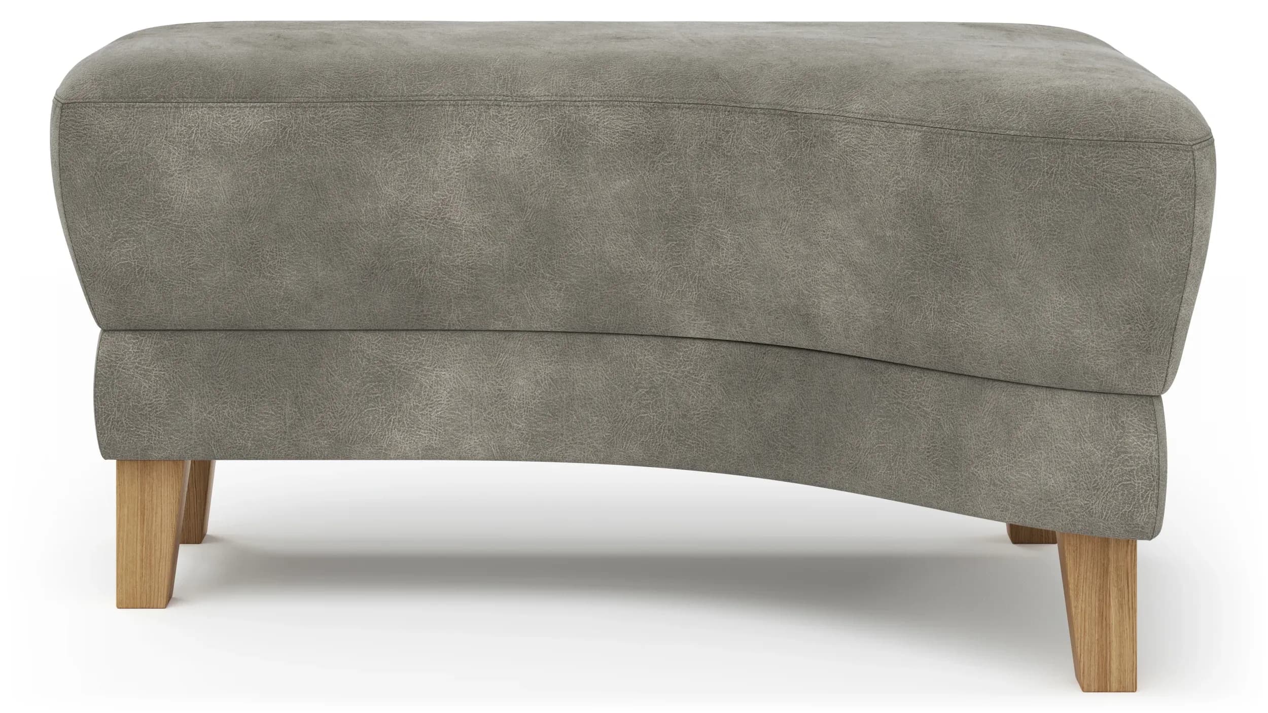 Hocker Stamford - gebogen, Rechts, LB ca. 89x65 cm, Stoff, Anthrazit