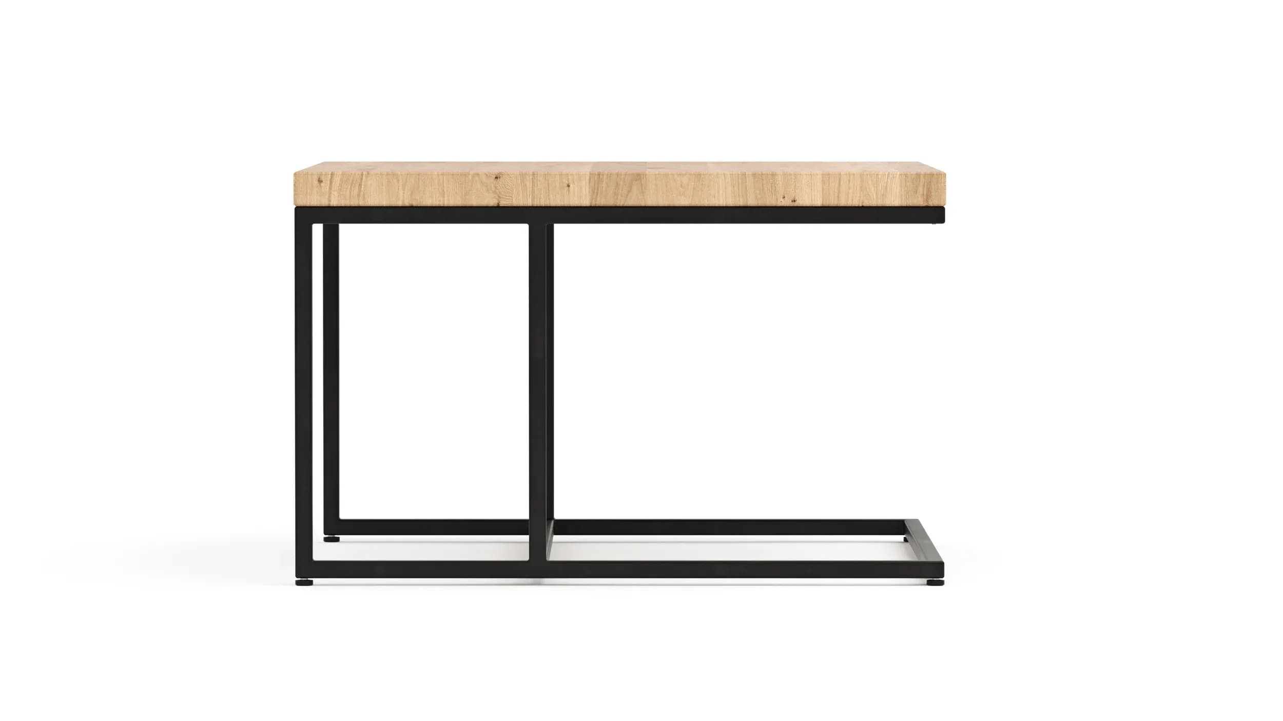 Couchtisch Farmingdale - LBH ca. 75x75x47 cm, Eiche massiv, legno
