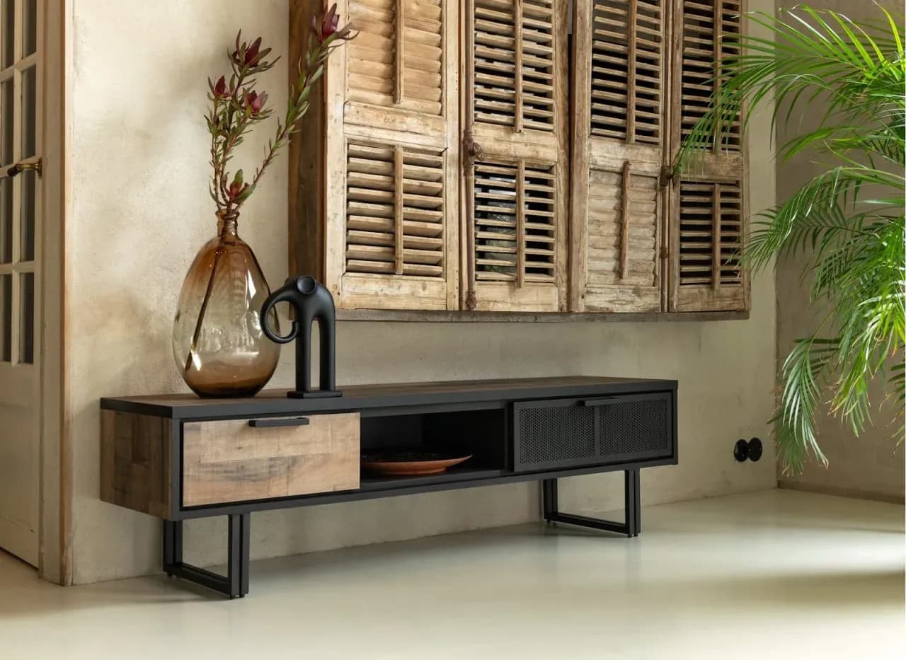 Avalon, TV-Sideboard 160 cm - 2-Laden + 1-Nische