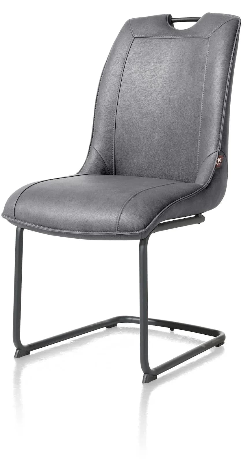 Michiel, Stuhl - Swing rund + Handgriff - Stoff Pala