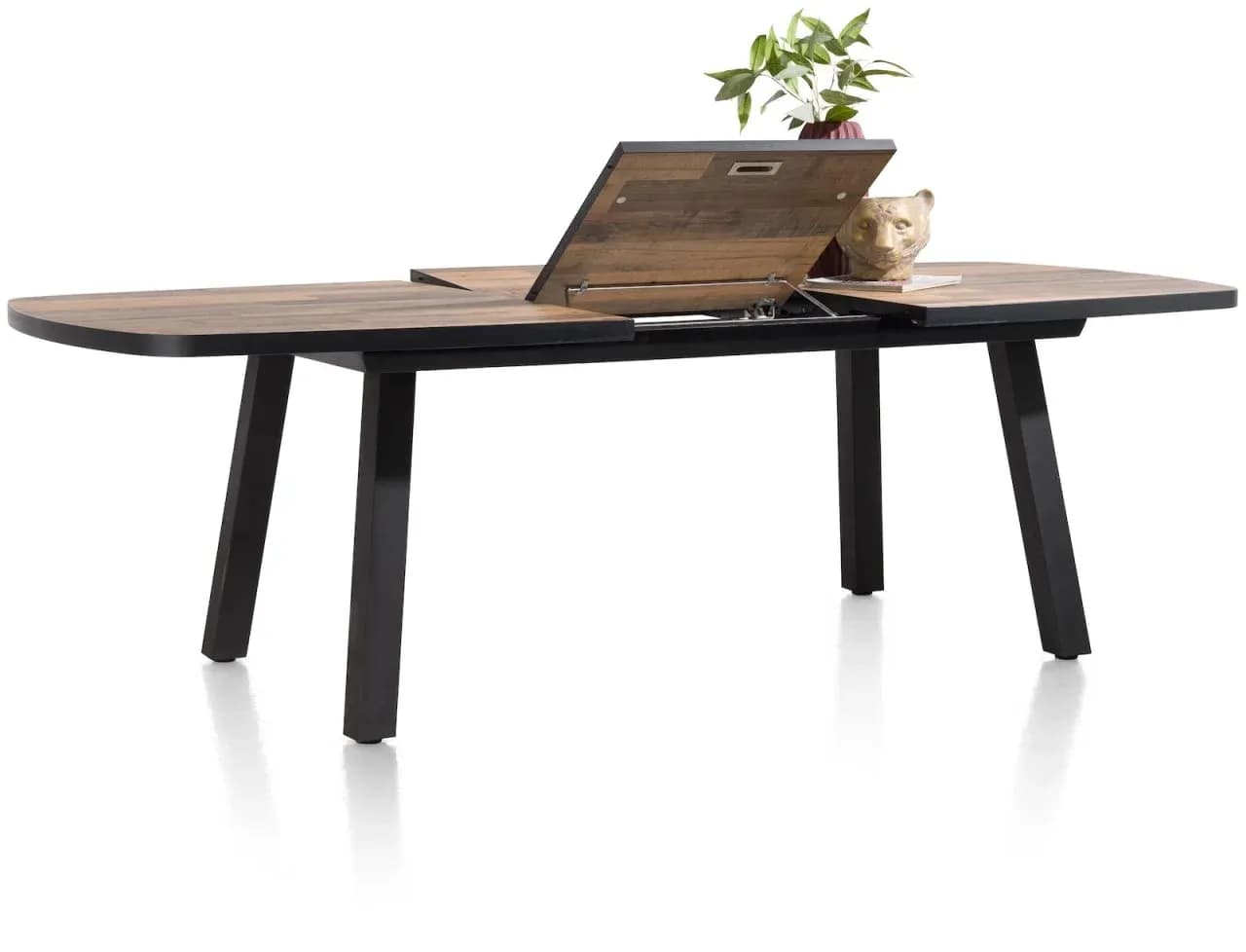 Avalox, Ausziehtisch oval 190 (+ 60) x 110 cm